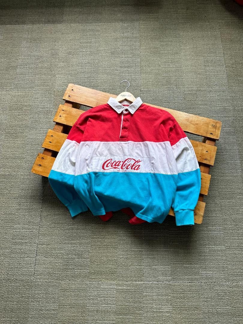Coca Cola × Other COCA COLA MULTICOLOR RUGBY SHIRT Size US M / EU 48-50 / 2 - 1 Thumbnail