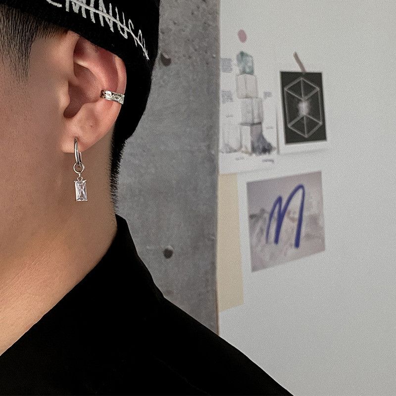 Jewelry × Sterling Silver Cross Vintage Earrings One Pairs Chrome Jewelry Size ONE SIZE - 3 Thumbnail