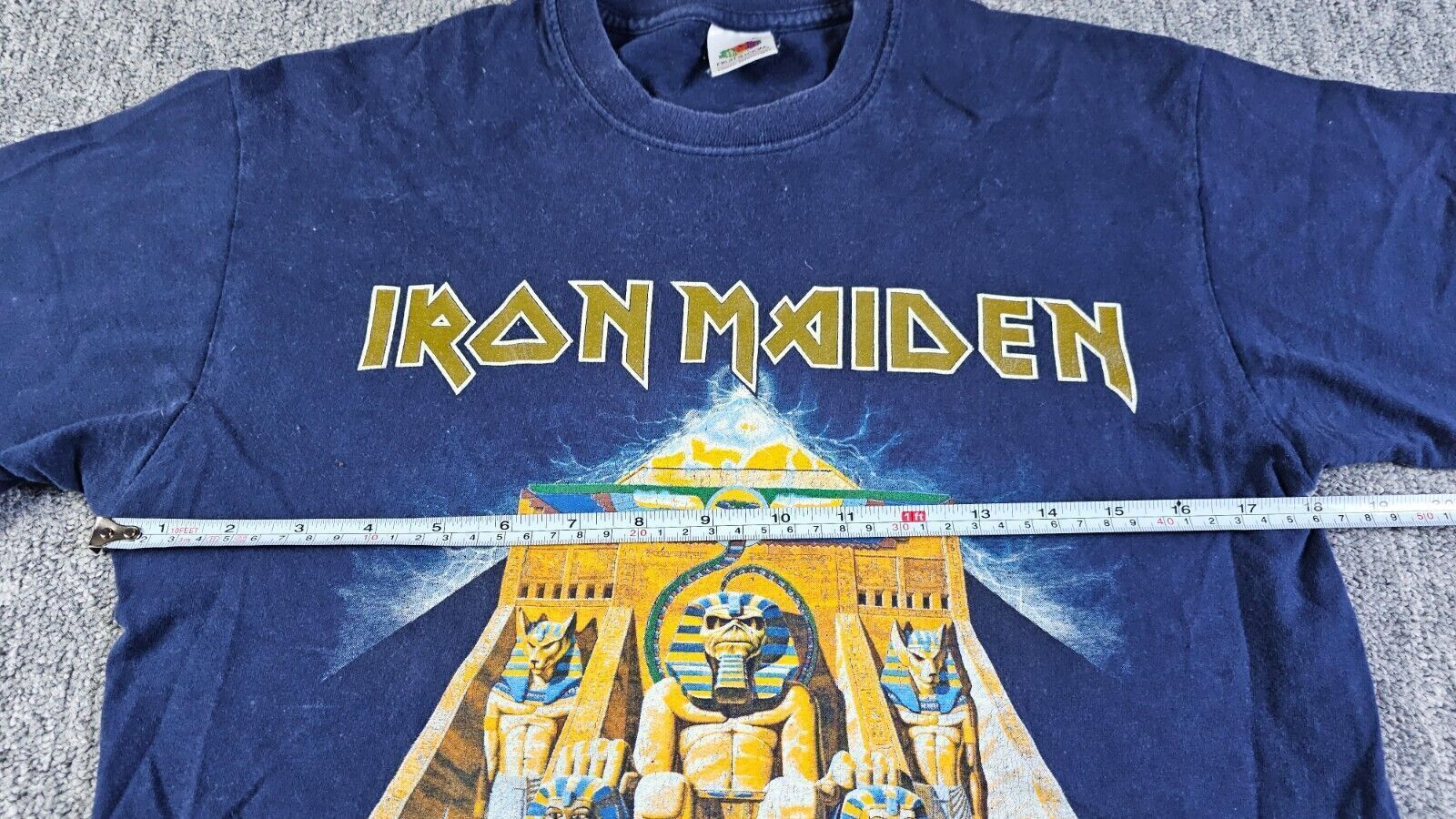 Fruit Of The Loom 2008 Iron Maiden "Somewhere Back in Time" Tour T-Shirt S Size US L / EU 52-54 / 3 - 8 Thumbnail