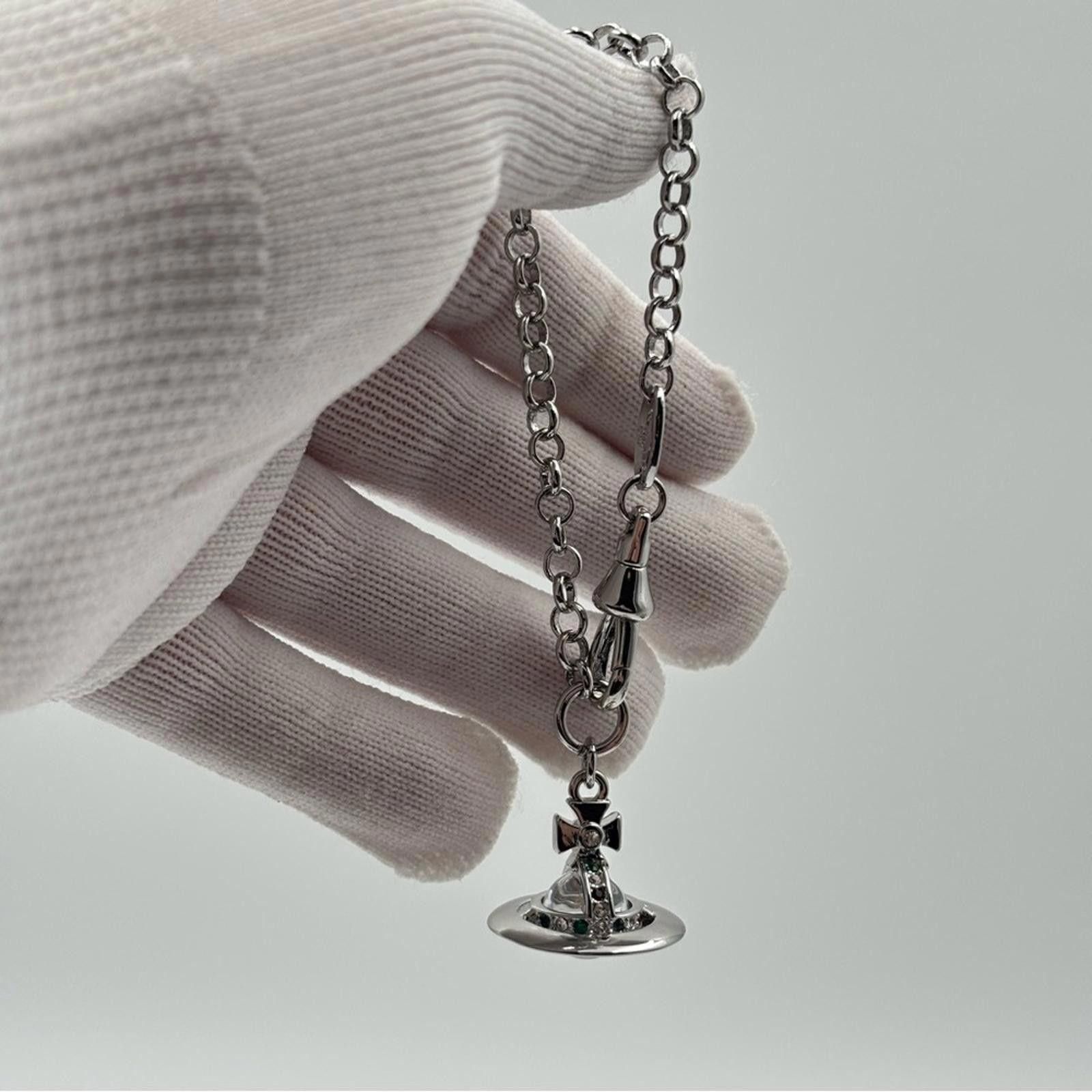 Vivienne Westwood Vivienne Westwood Petite Orb Bracelet – Silver Tone Size ONE SIZE - 3 Thumbnail