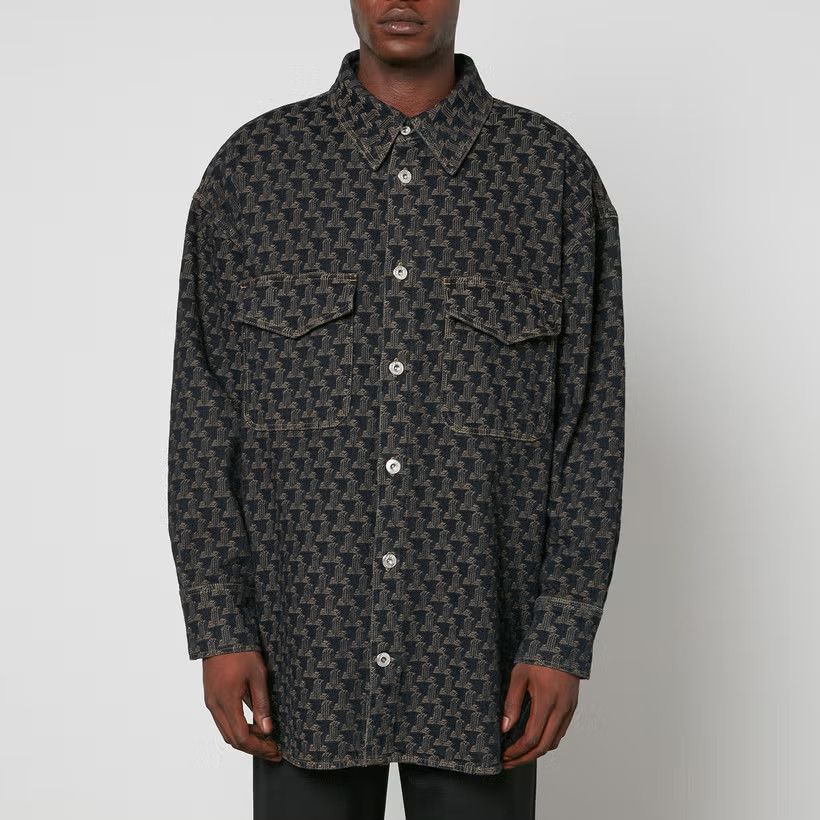 Lanvin o1y0225 Patterned Shirt in Multicolor Size US M / EU 48-50 / 2 - 1 Thumbnail