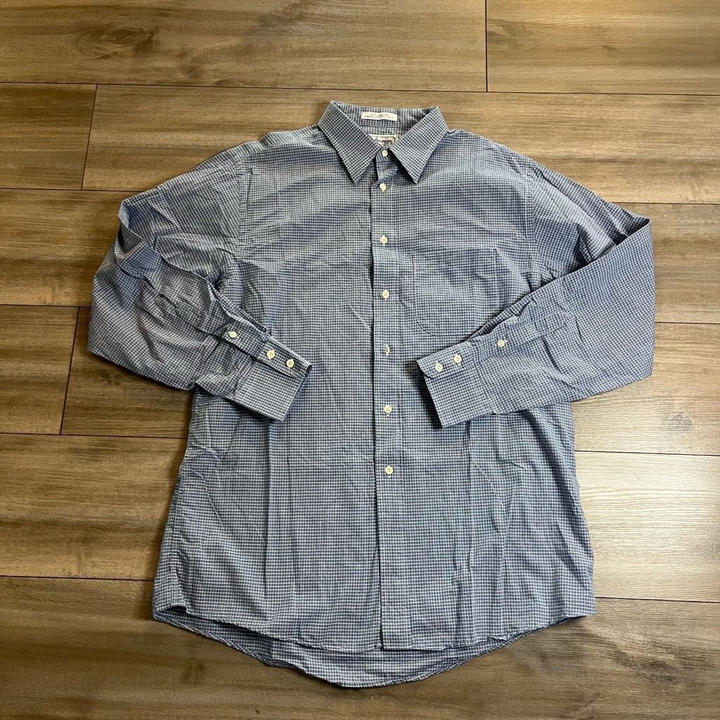 Burberry Burberrys of London Blue Casual Buttonup Shirt Men Large Size US L / EU 52-54 / 3 - 1 Thumbnail
