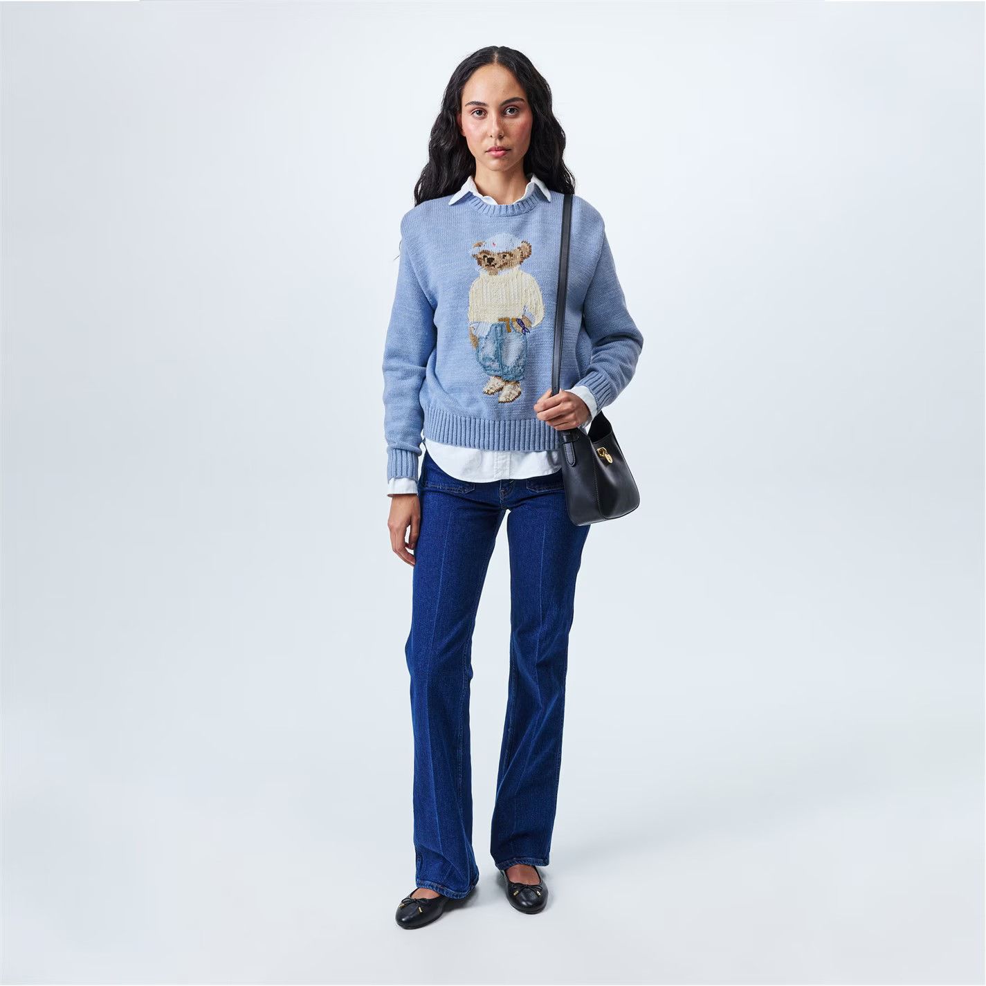 Polo Ralph Lauren o1g2r1mq0825 Bear Jumper in Blue Size S / US 4 / IT 40 - 6 Thumbnail