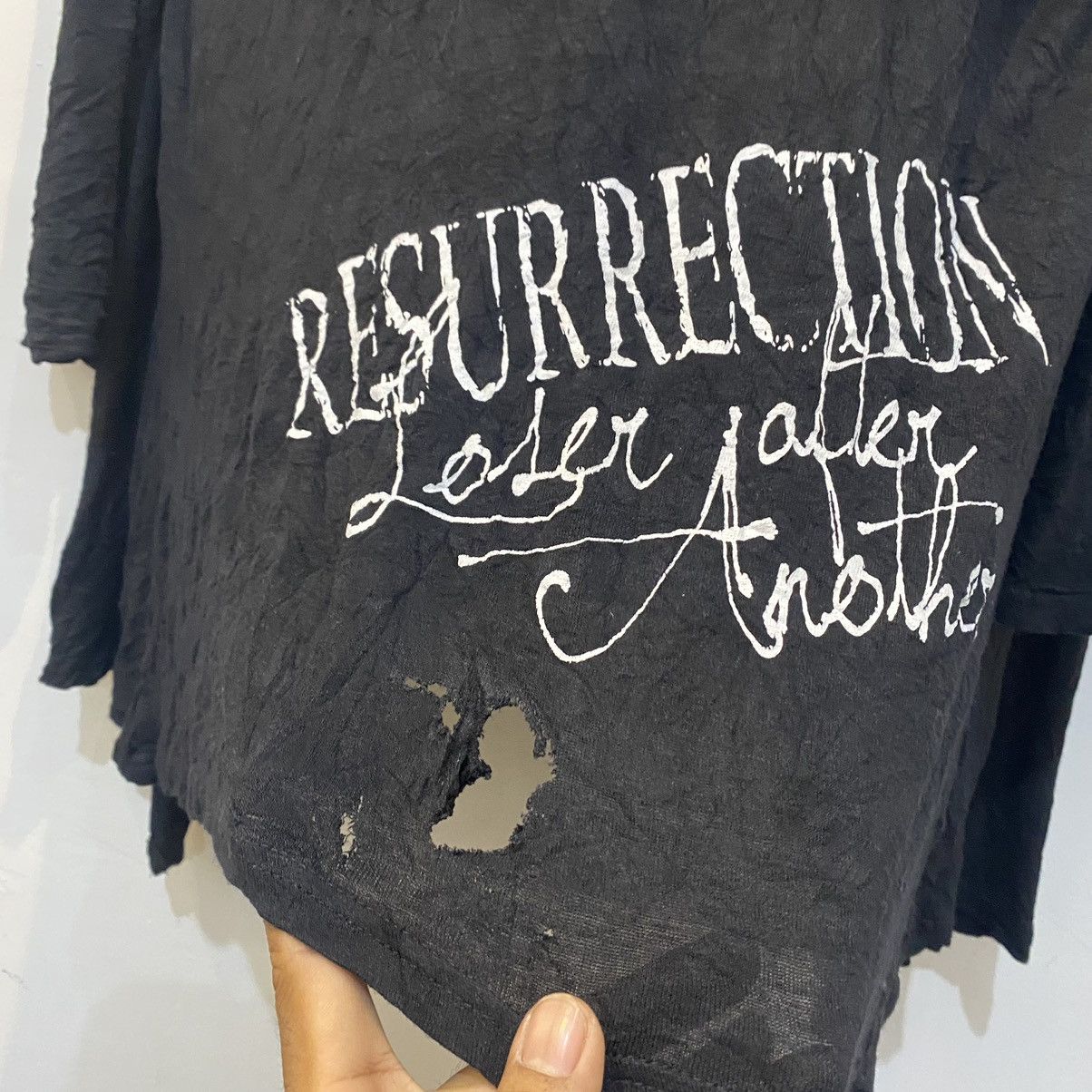 Japanese Brand 2000s Ghost Of Harlem Poem Punks Style Cloak Size US L / EU 52-54 / 3 - 6 Thumbnail