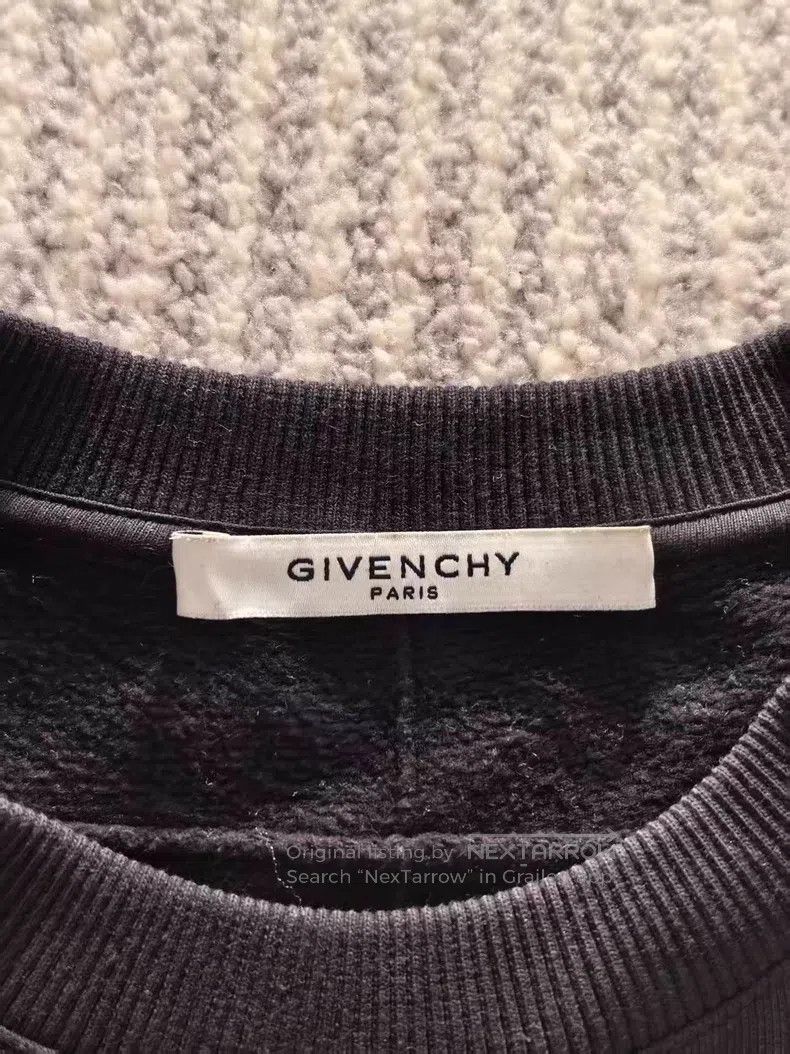 Givenchy Givenchy Black Wool Knitted Sweater Size US M / EU 48-50 / 2 - 2 Thumbnail