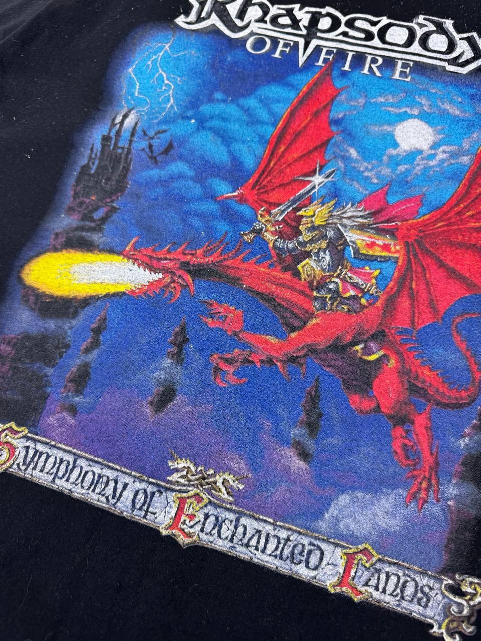 Band Tees Vintage Rhapsody Symphony Of Enchanted Lands T Shirt Size US M / EU 48-50 / 2 - 4 Thumbnail