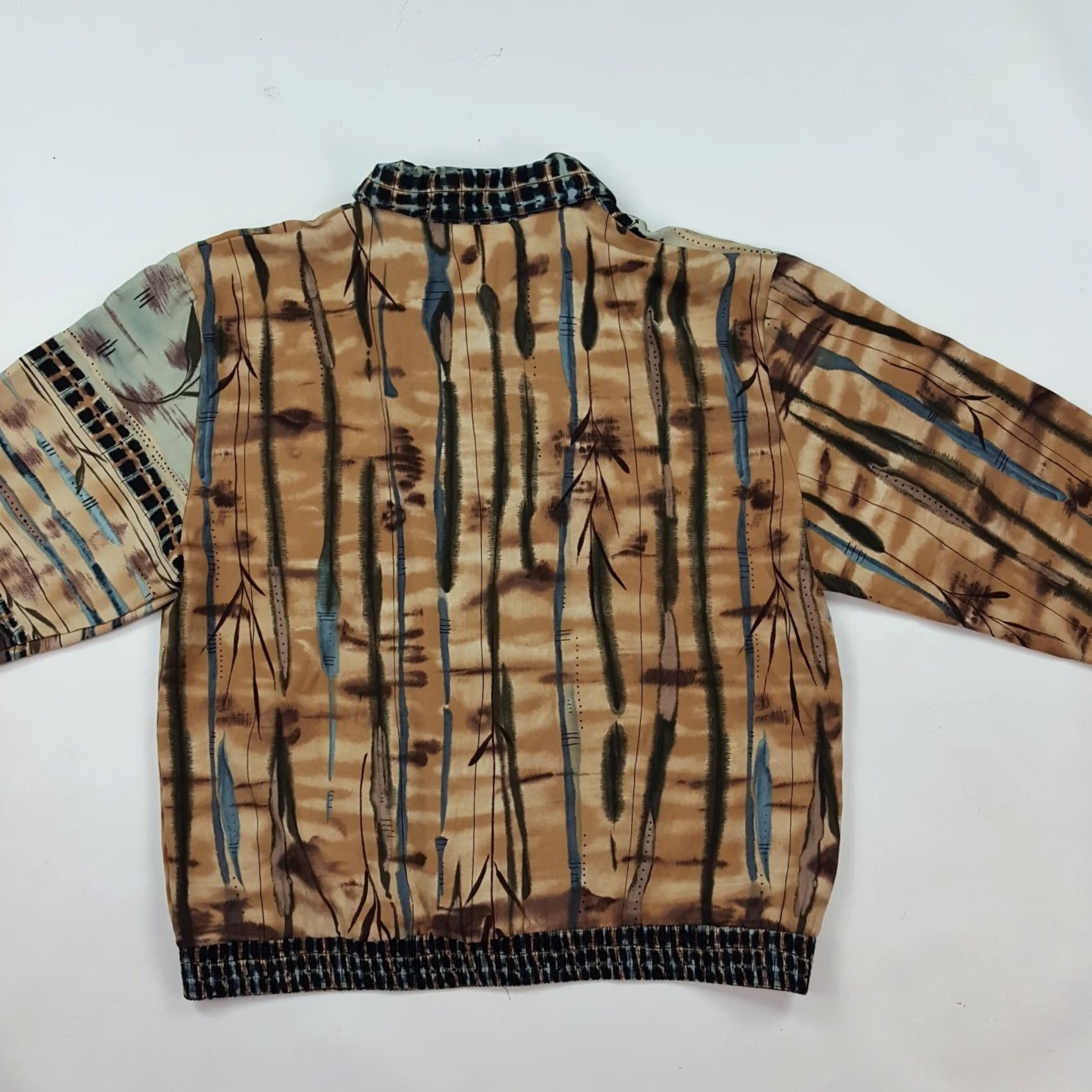 Vintage VINTAGE Flower Art Women's Small USA Made Zip Up Windbreaker Jacket Floral Windbreaker Size S / US 4 / IT 40 - 6 Thumbnail