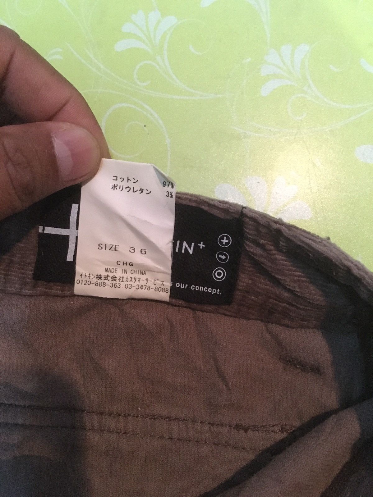 Designer × Japanese Brand × Michel Klein Mk klein corduroy pants Size 28" / US 6 / IT 42 - 6 Thumbnail