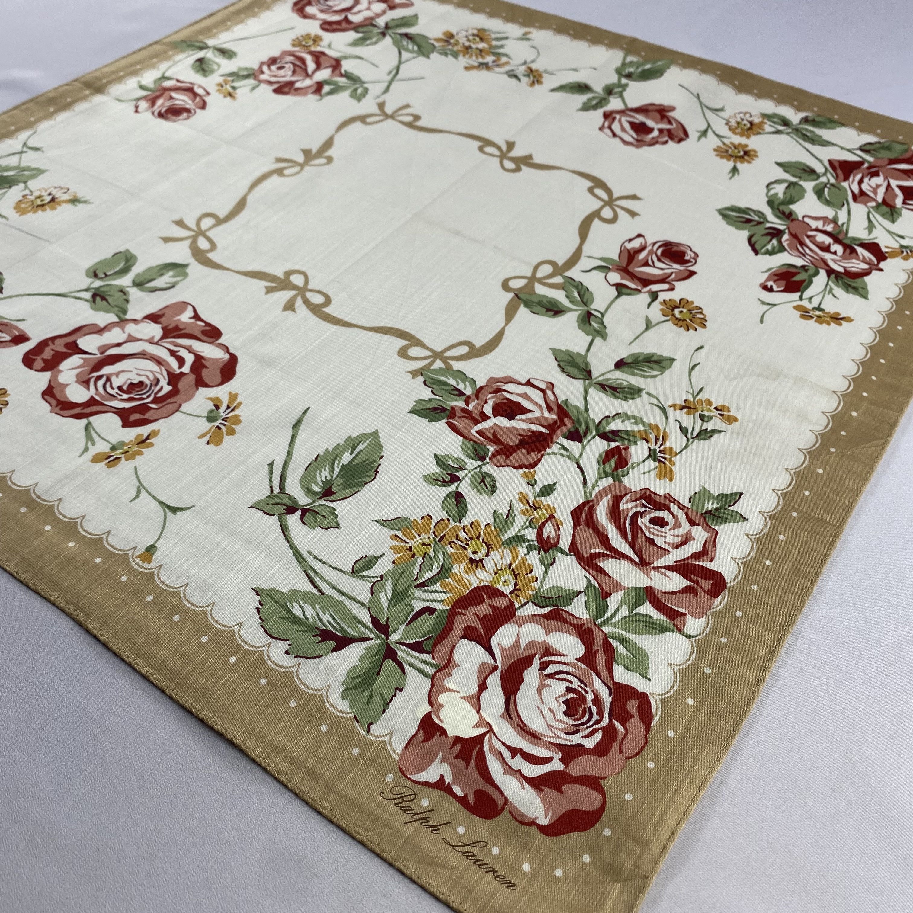 Ralph Lauren × Vintage Ralph Lauren Handkerchief / Neckerchief / Bandana-P1319 Size ONE SIZE - 2 Thumbnail