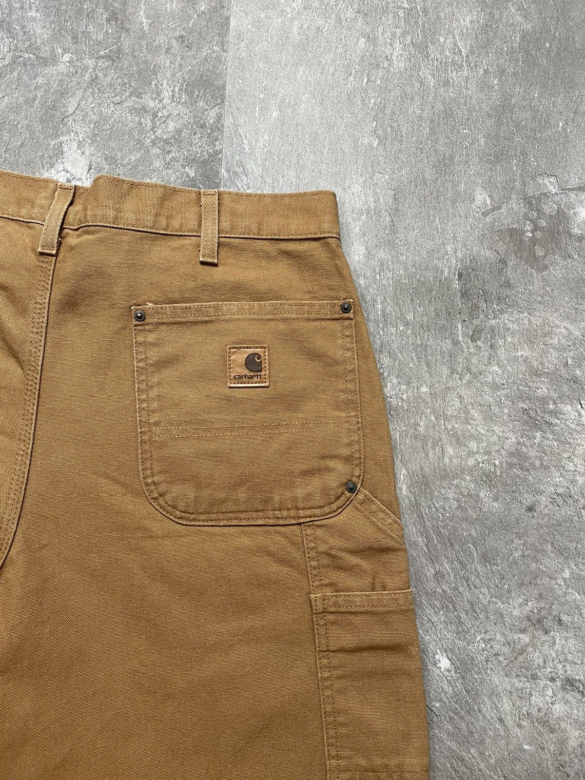 Carhartt Vintage Carhartt Double Knee Faded Tan Carpenter Pants Y2K Size US 36 / EU 52 - 3 Thumbnail