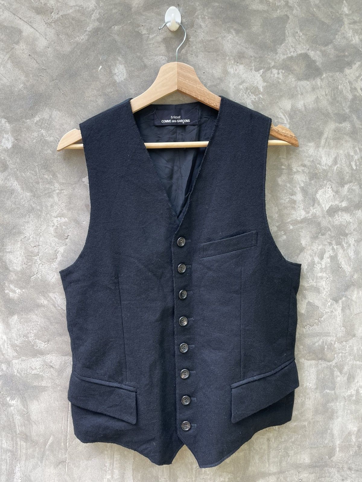Comme des Garcons Comme Des Garçons Wool Tricot AD1992 Vest Size US M / EU 48-50 / 2 - 1 Thumbnail