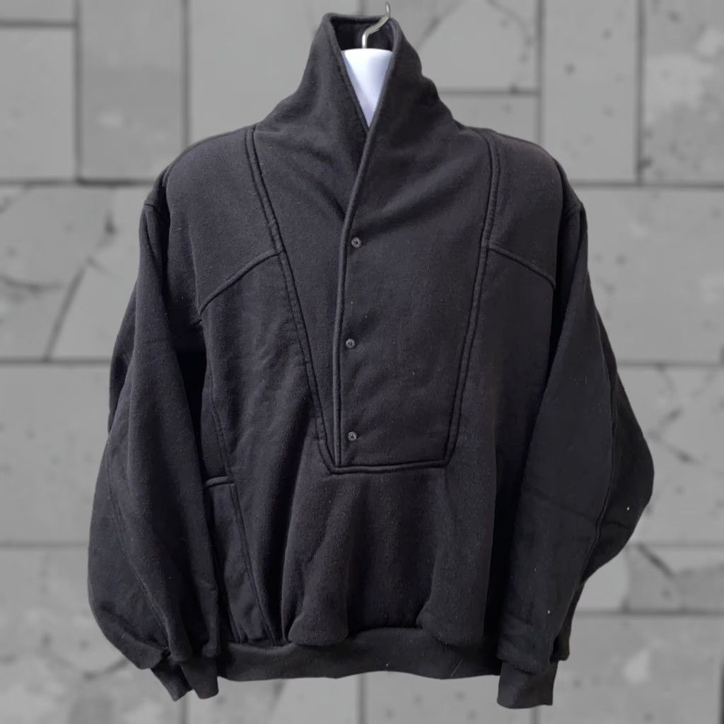 The North Face The North Face Mens Black Fleece Lined 1/2 Button Shawl Neck Jacket Size L Size US L / EU 52-54 / 3 - 1 Thumbnail