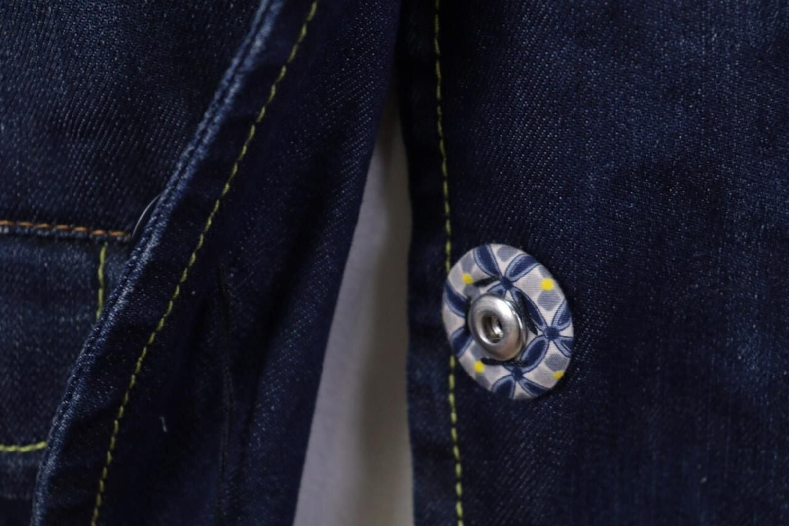 Escada Escada Blue Denim Three Button Blazer Jacket Size 36 Size M / US 6-8 / IT 42-44 - 3 Thumbnail