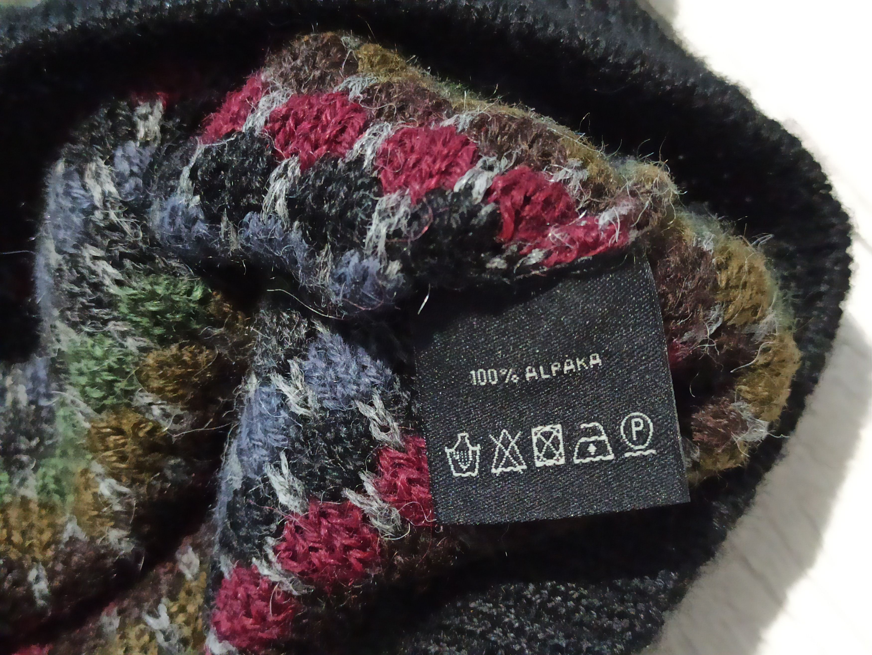 Designer Alpaca Men Sweater Size US L / EU 52-54 / 3 - 4 Thumbnail