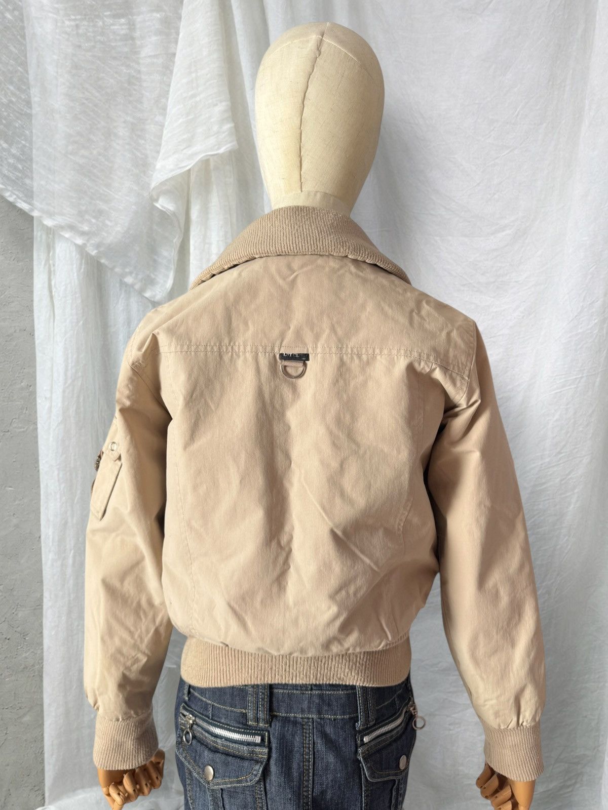 If Six Was Nine Avant Garde Vintage Strap Details Cropped Bomber Jacket Size S / US 4 / IT 40 - 7 Thumbnail