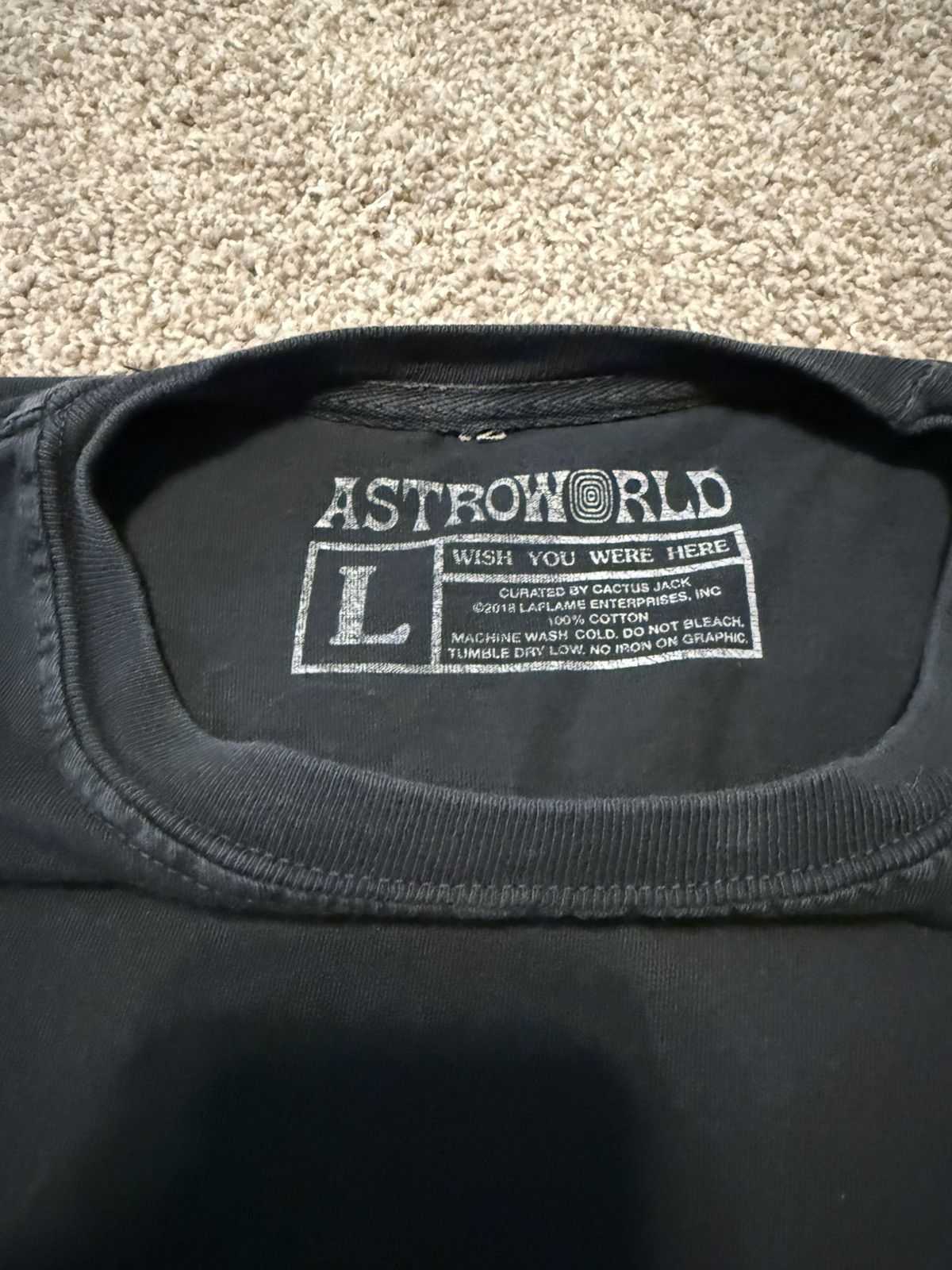 Travis Scott 2018 Astroworld Merch Size US L / EU 52-54 / 3 - 3 Thumbnail