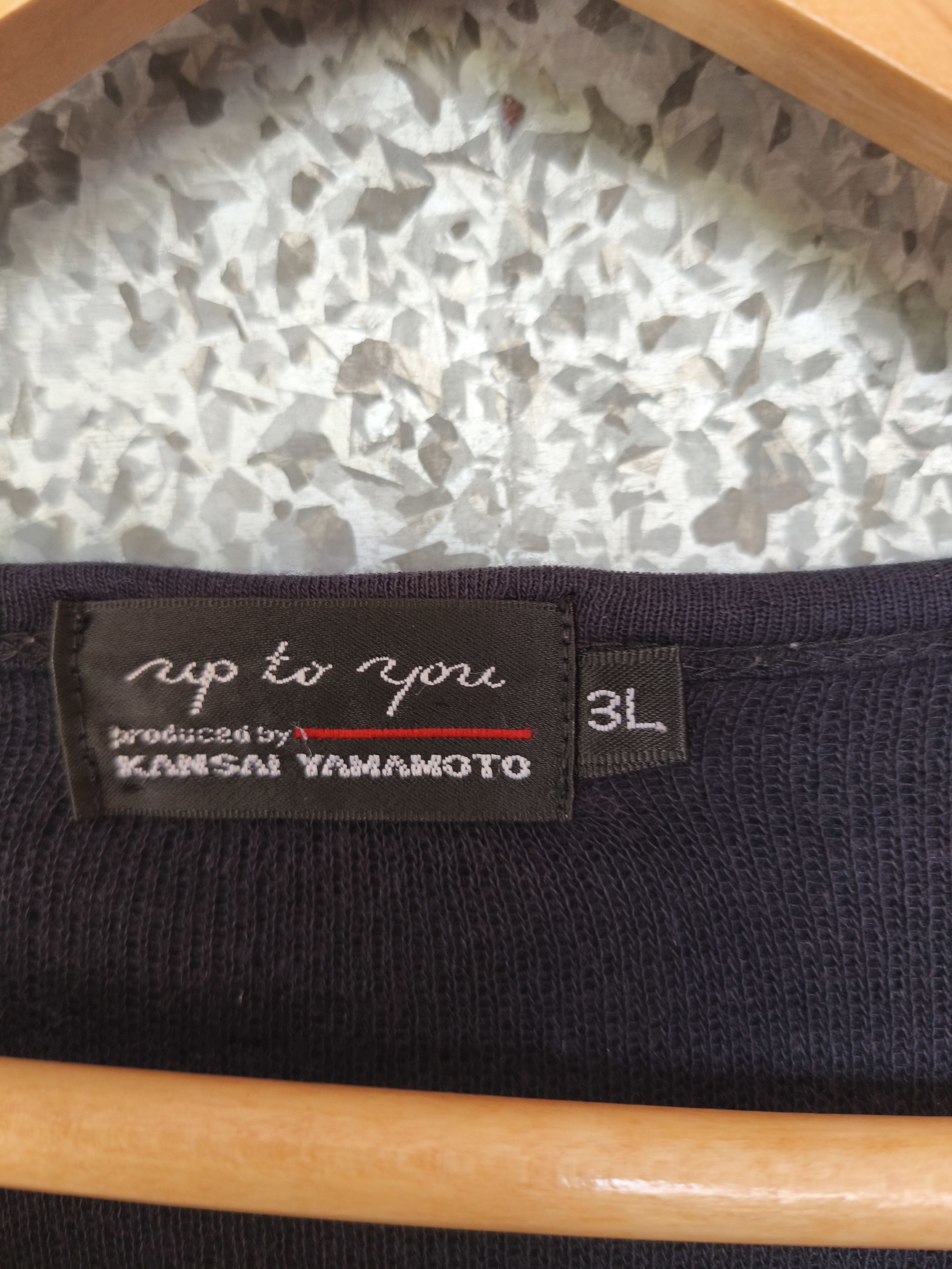 Kansai Yamamoto Kansai Yamamoto long sleeve Distressed Design Size US XXL / EU 58 / 5 - 7 Thumbnail