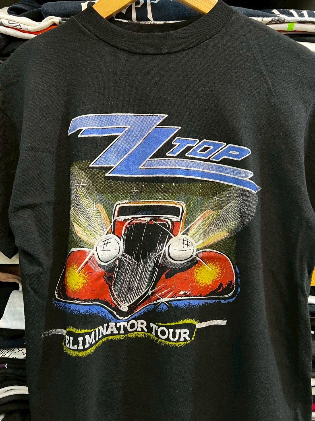 Band Tees ZZ Top 80’s Size US M / EU 48-50 / 2 - 2 Thumbnail