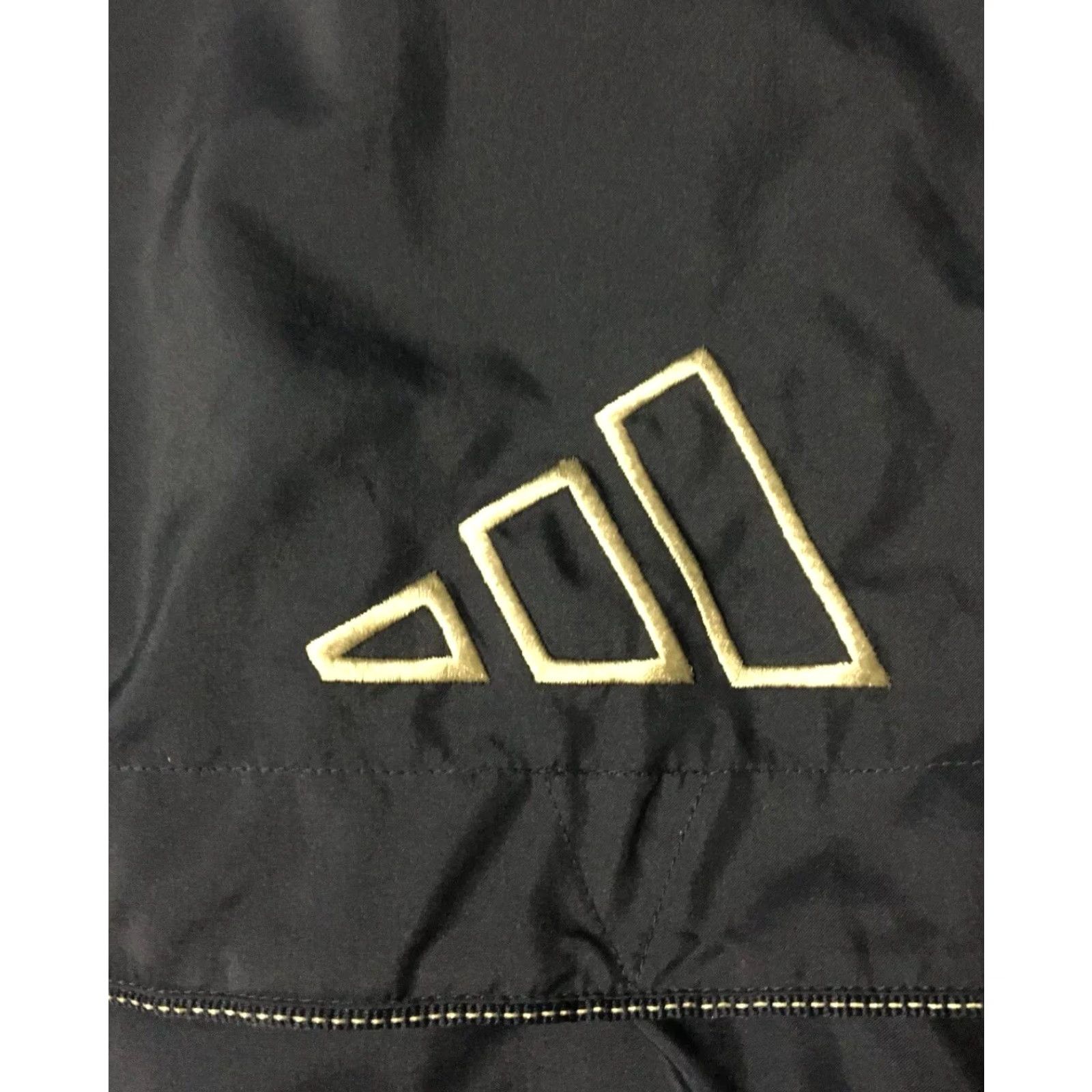 Adidas VINTAGE Adidas Team Jacket S Reflective Striped Navy Blue Men Basketball 90s 80s USA Hip Hop Sports Windbreaker Size US S / EU 44-46 / 1 - 3 Thumbnail