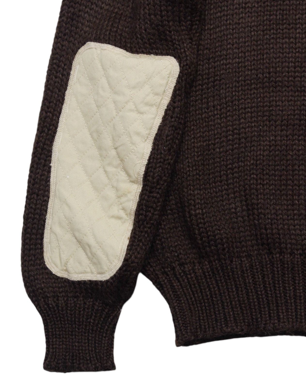 Vintage FLORIDA BOMBERS HEAVY KNIT SHAWL COLLAR QUILTED SWEATER Size US M / EU 48-50 / 2 - 3 Thumbnail