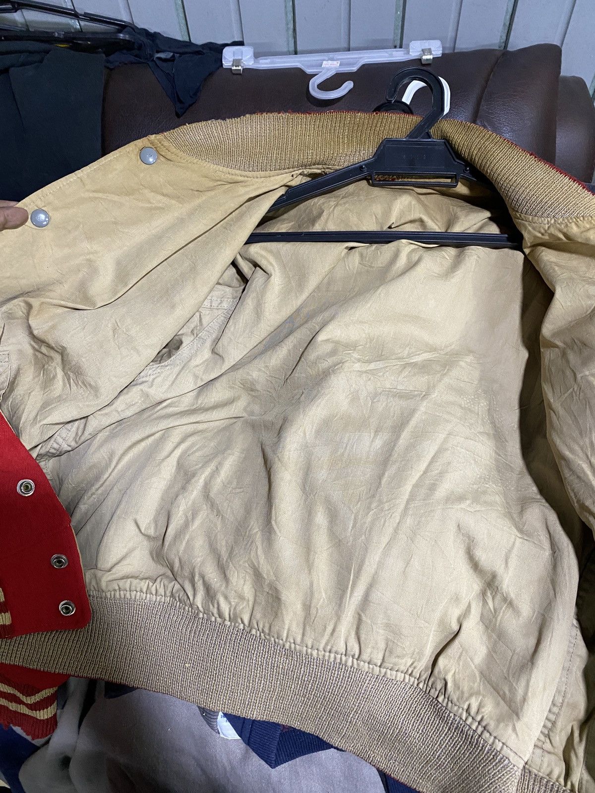Vintage University Of Wiscosin Brand Varsity Jacket Wool Vintage Size US XL / EU 56 / 4 - 5 Thumbnail