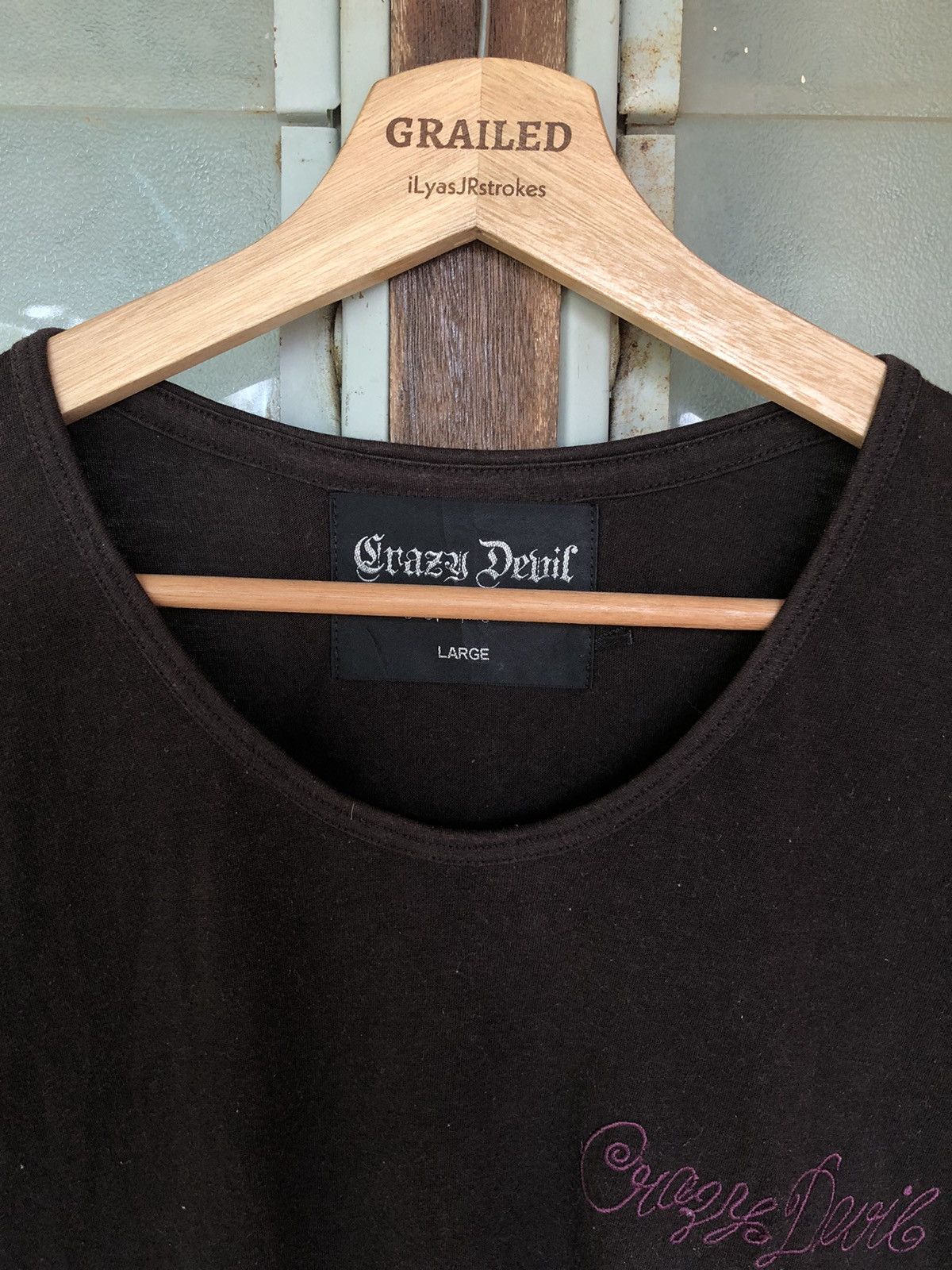 Japanese Brand Vintage Crazy Devil Evolution Japanese Punk Shirt Tee Size L / US 10 / IT 46 - 12 Thumbnail