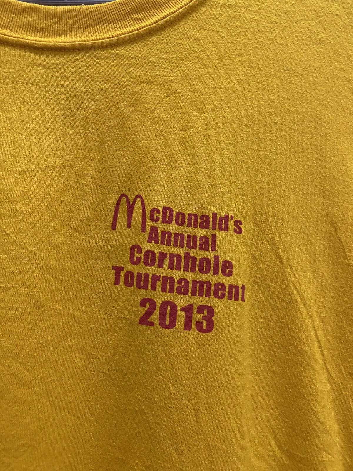 Japanese Brand MCDONALD’S ANNUAL CORNHOLE TOURNAMENT 2013 TEE SHIRT Size US XL / EU 56 / 4 - 3 Thumbnail