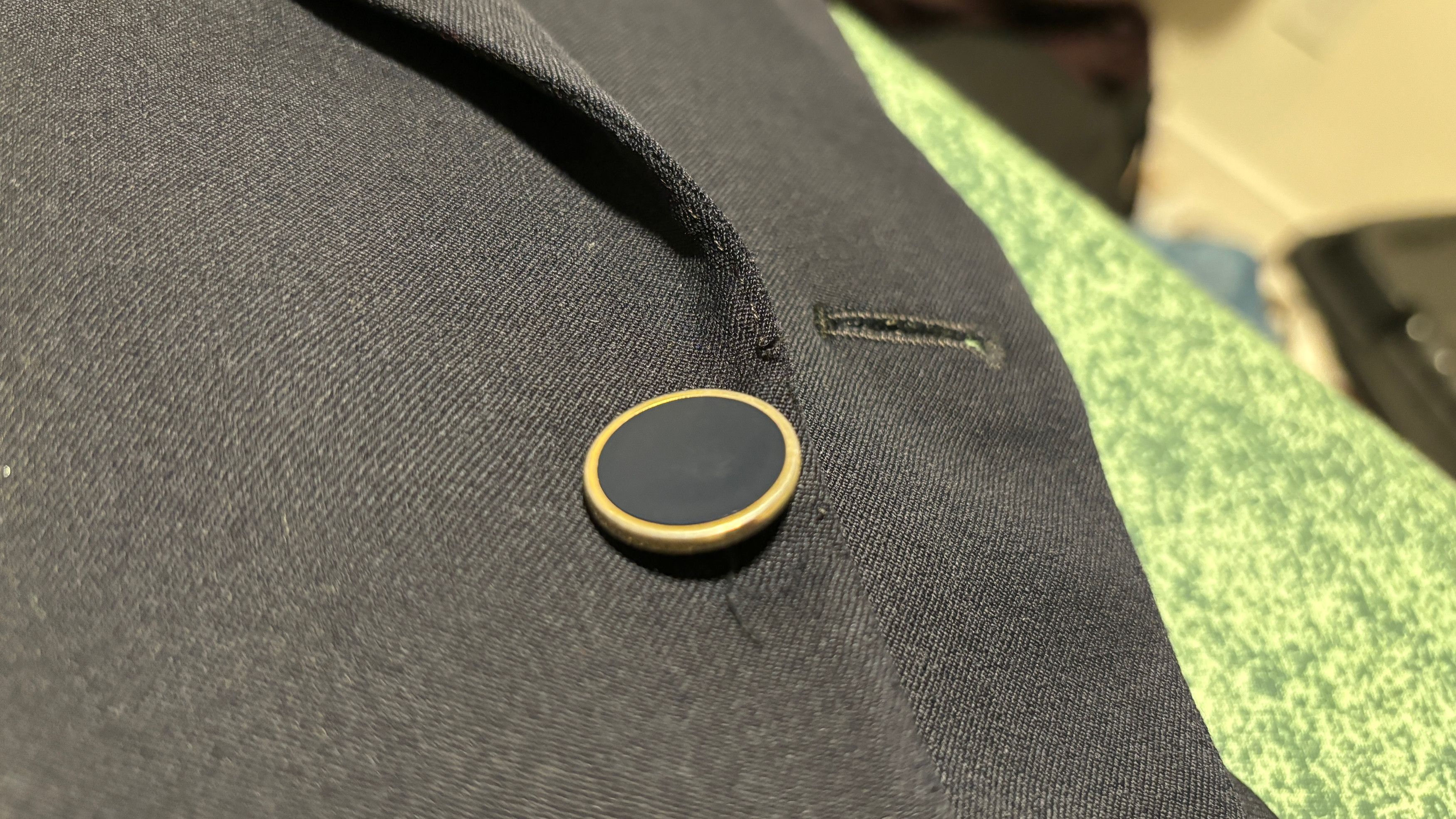 Belvest Belvest Black Blazer Sport Coat with Gold Buttons 38-40 Size 40R - 14 Thumbnail
