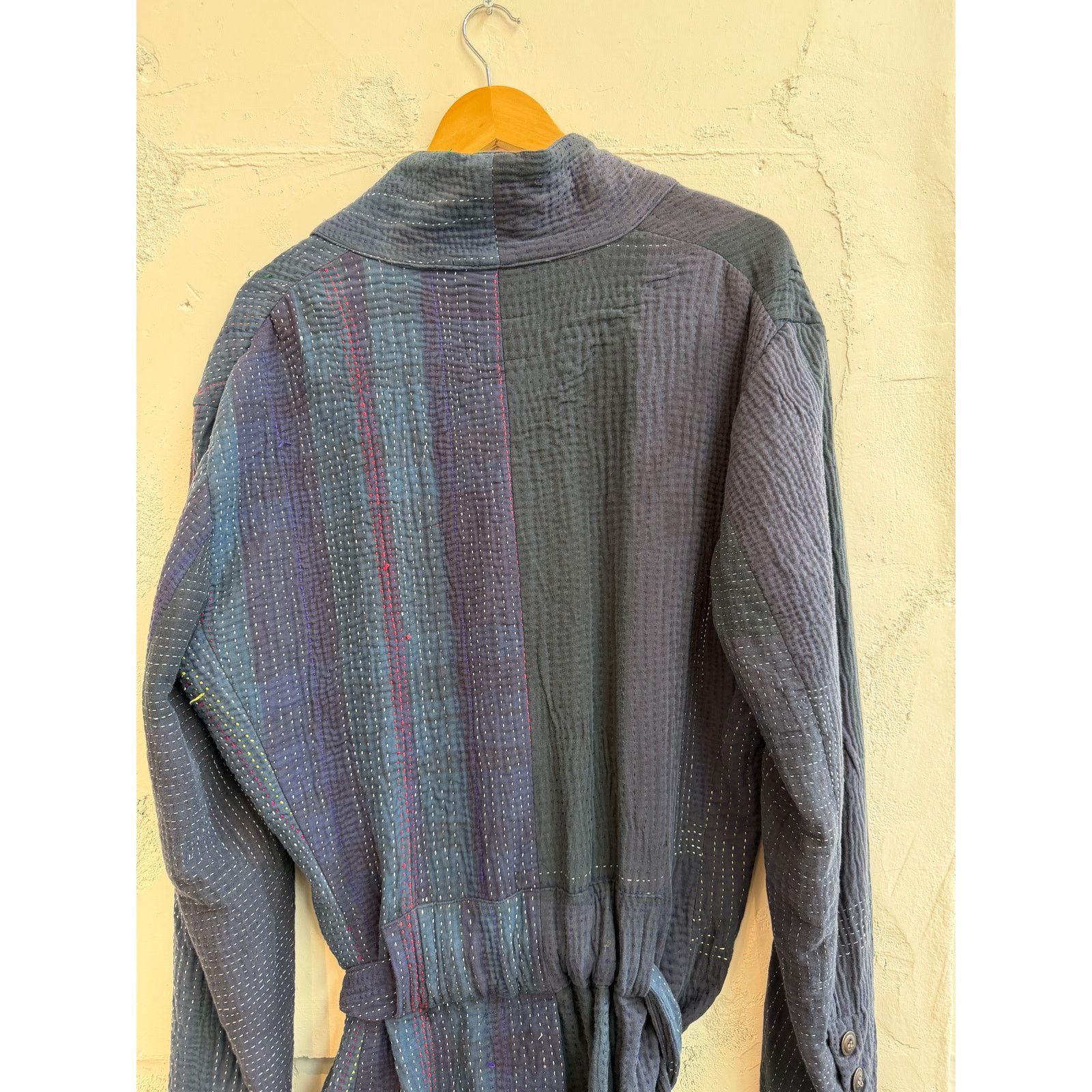 Greg Lauren Greg Lauren SAMPLE Kantha GL1 Belted Kimono Robe Size US XL / EU 56 / 4 - 6 Thumbnail