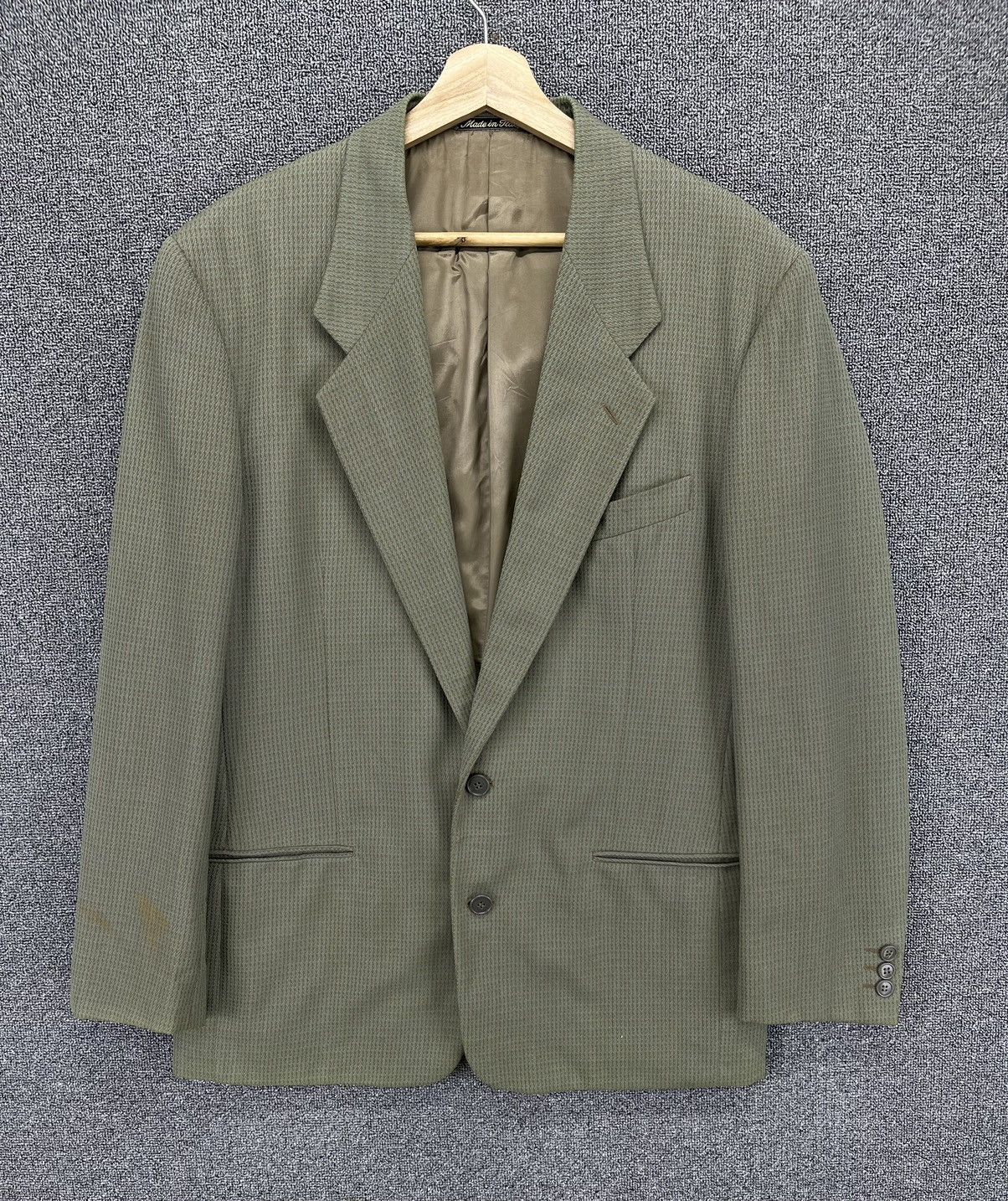 Giorgio Armani Vintage Giorgio Armani Wool Blazer Coat Jacket Size US M / EU 48-50 / 2 - 1 Thumbnail