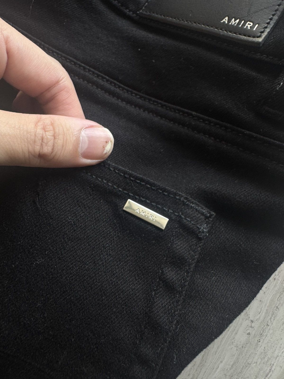 Amiri Amiri Black MX1 Denim Jeans Size US 32 / EU 48 - 8 Thumbnail