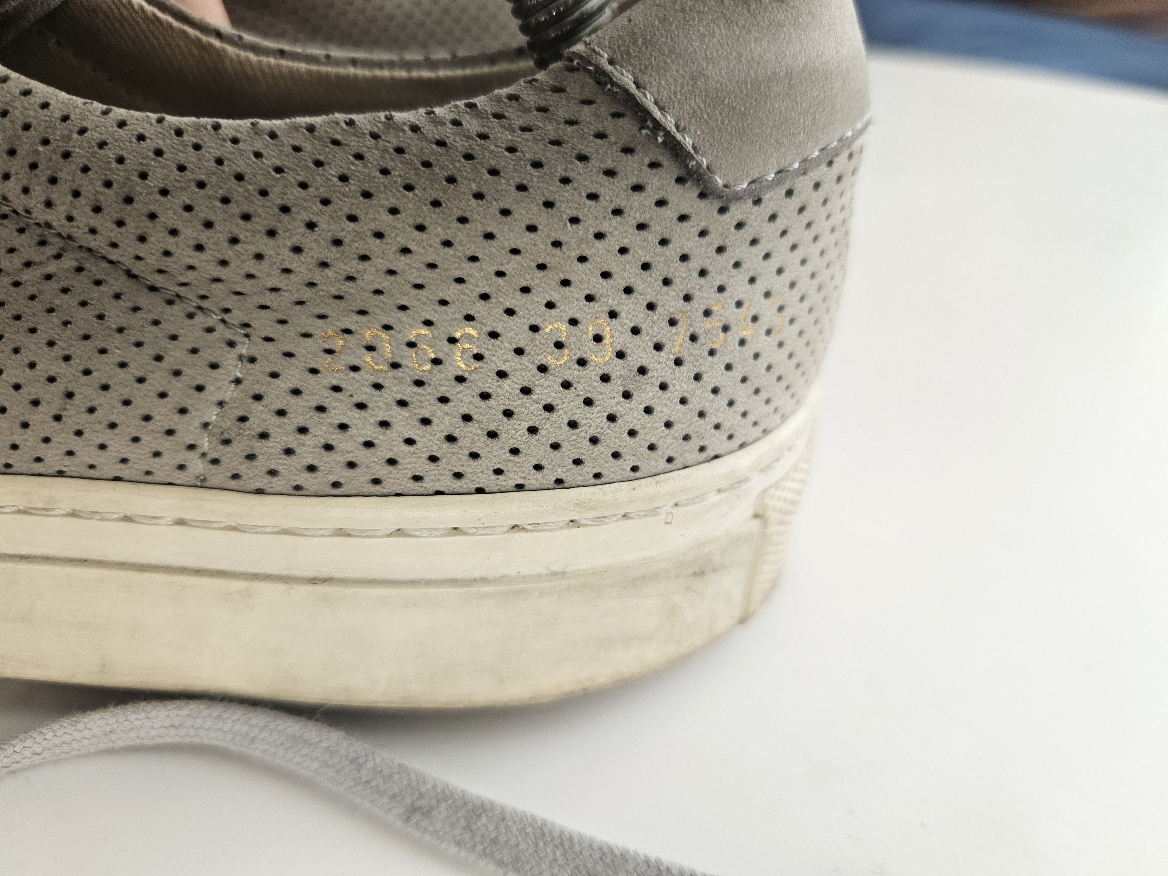 Common Projects Common Projects Achilles Perforated Nubuck Sneakers Size US 6 / EU 39 - 4 Thumbnail