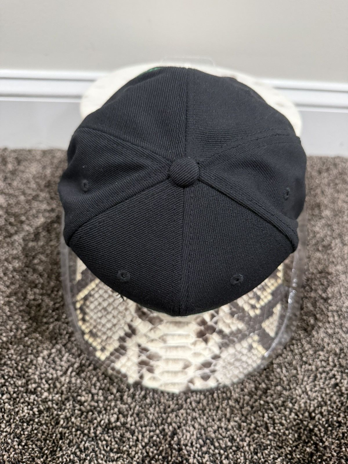 Just Don × Mitchell & Ness × Rsvp Gallery Just Don x Mitchell & Ness NBA Boston Celtics Black Hat Size ONE SIZE - 6 Thumbnail
