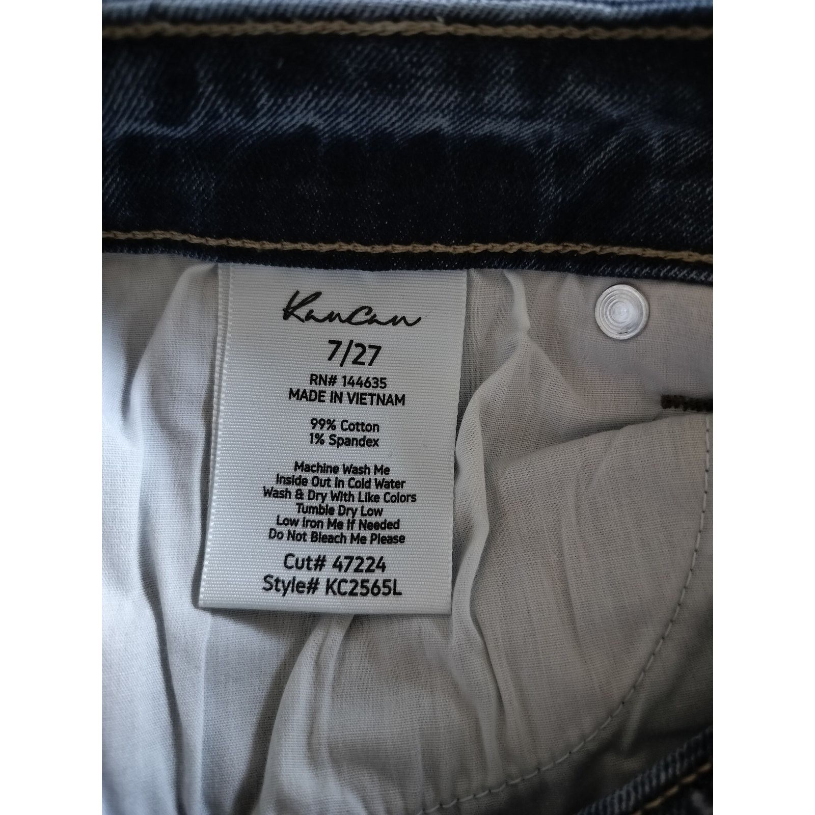 Other KanCan High Rise Slim Wide Leg Jeans - KC2565L - Size 7/27 Size 27" / US 4 / IT 40 - 8 Thumbnail