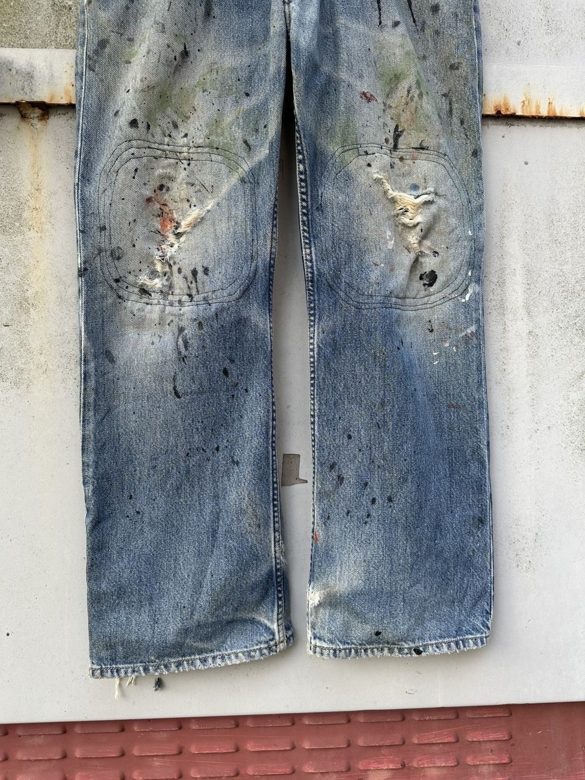 Vintage 👹Vintage THRASHED Y2K GAP Denim Baggy Jeans Size US 32 / EU 48 - 7 Thumbnail
