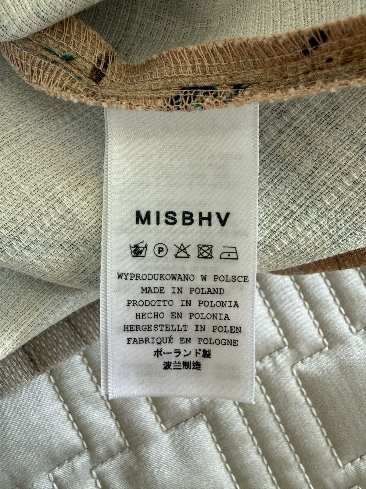 Misbhv MISBHV Beige 'Big Shoes' Shirt Size: L Size US L / EU 52-54 / 3 - 5 Thumbnail