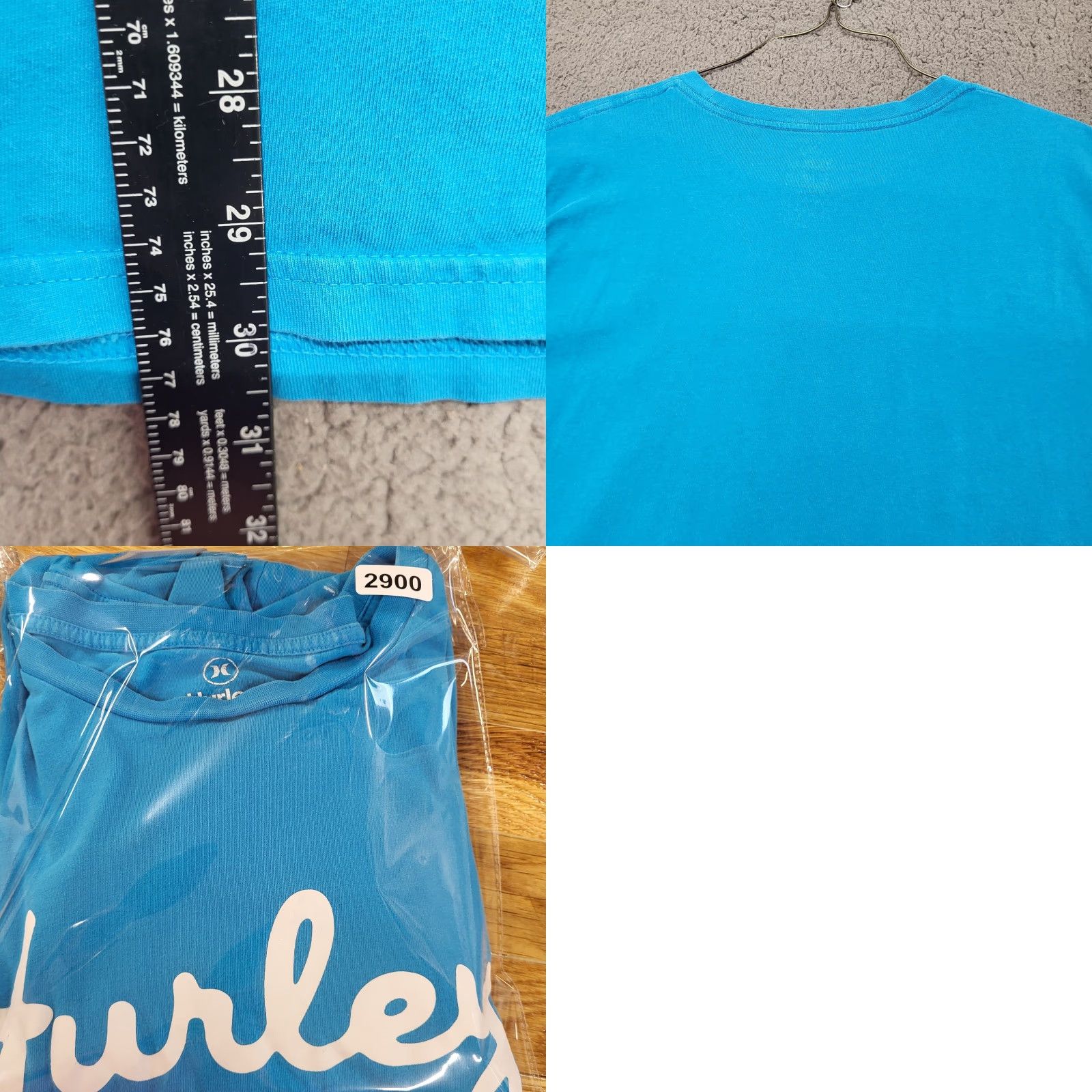 Hurley Hurley Surf Co. T-Shirt Men XXL Short Sleeve Graphic Blue Crew Neck Read Logo Surfing Casual Modern Skateboarding Outdoor Men Size US XXL / EU 58 / 5 - 8 Thumbnail