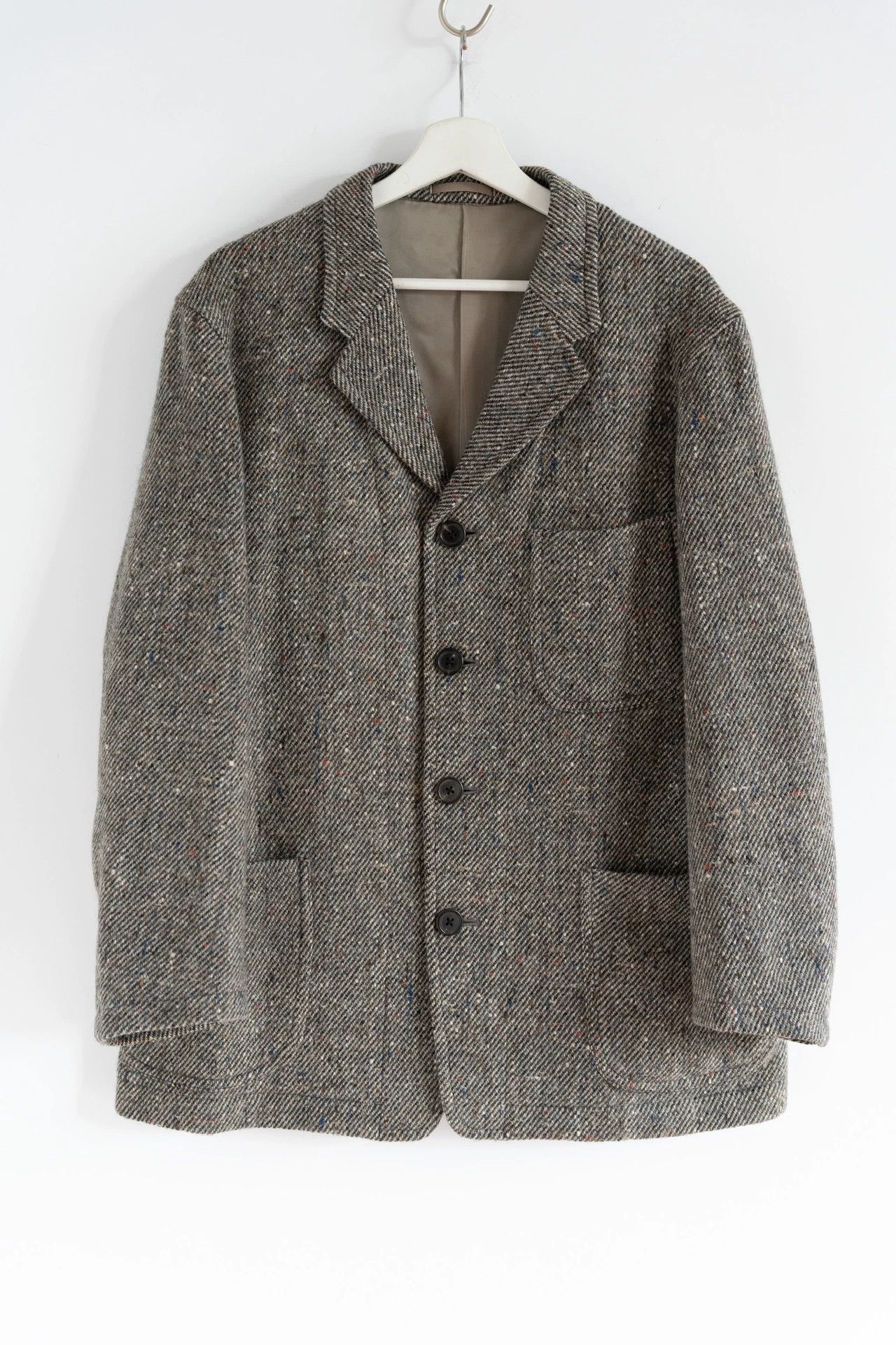 Yohji Yamamoto Yohji Yamamoto 90s Y's Mens Flecked Tweed Blazer Size US M / EU 48-50 / 2 - 1 Thumbnail