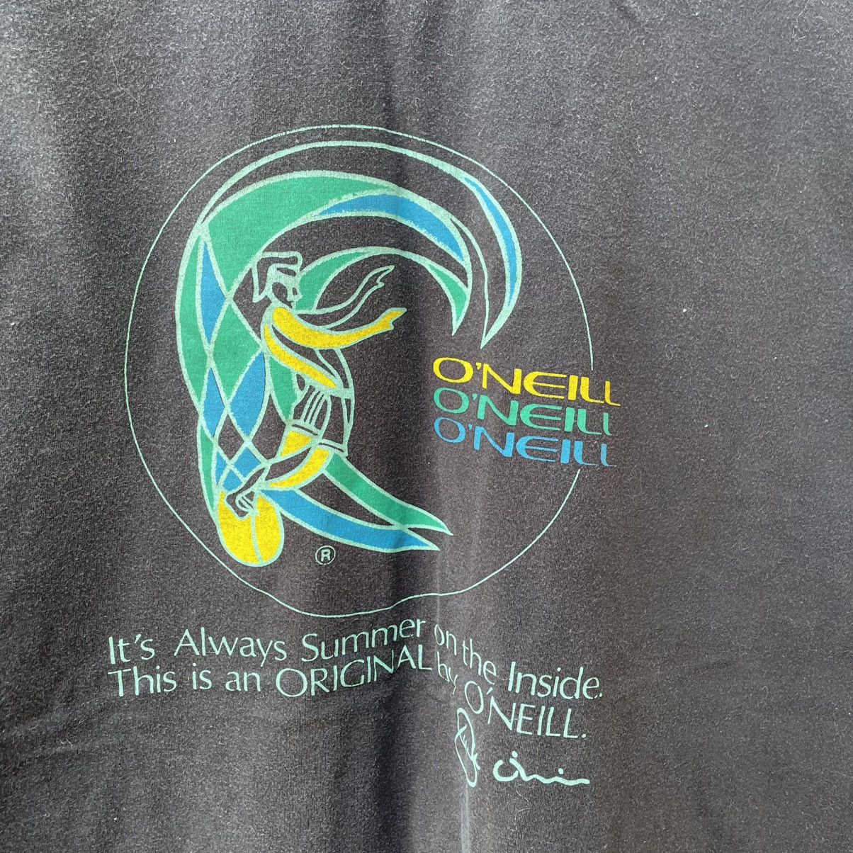 O'Neill 🔥Vintage 90s Oneill Big Logo Surf Skate Tee Size US M / EU 48-50 / 2 - 3 Thumbnail