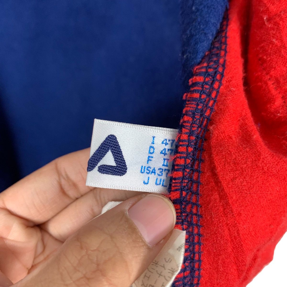 Fila 90's FILA Turtleneck Blue Zipper Fleece Jacket #2082-C91 Size US L / EU 52-54 / 3 - 17 Thumbnail