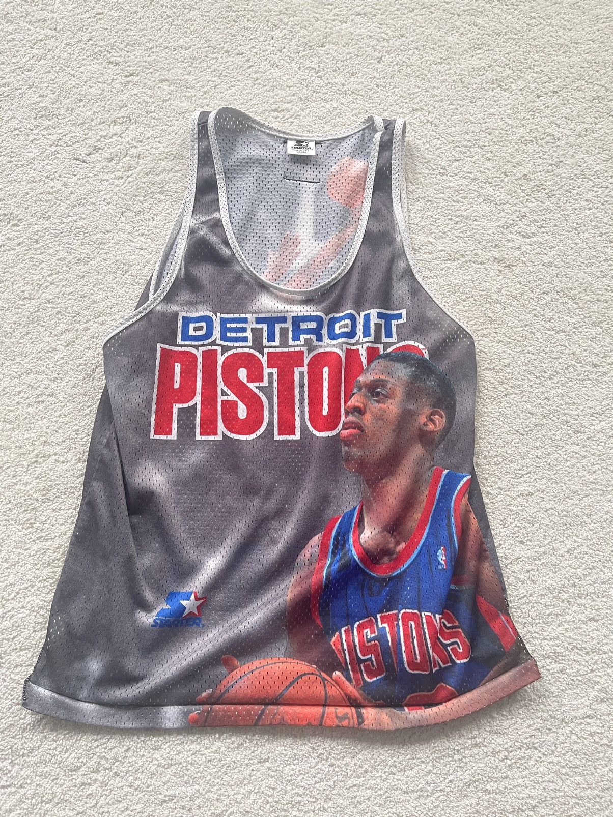Starter 90s Hot Starter Dennis Rodman Detroit Pistons Size US XL / EU 56 / 4 - 1 Thumbnail