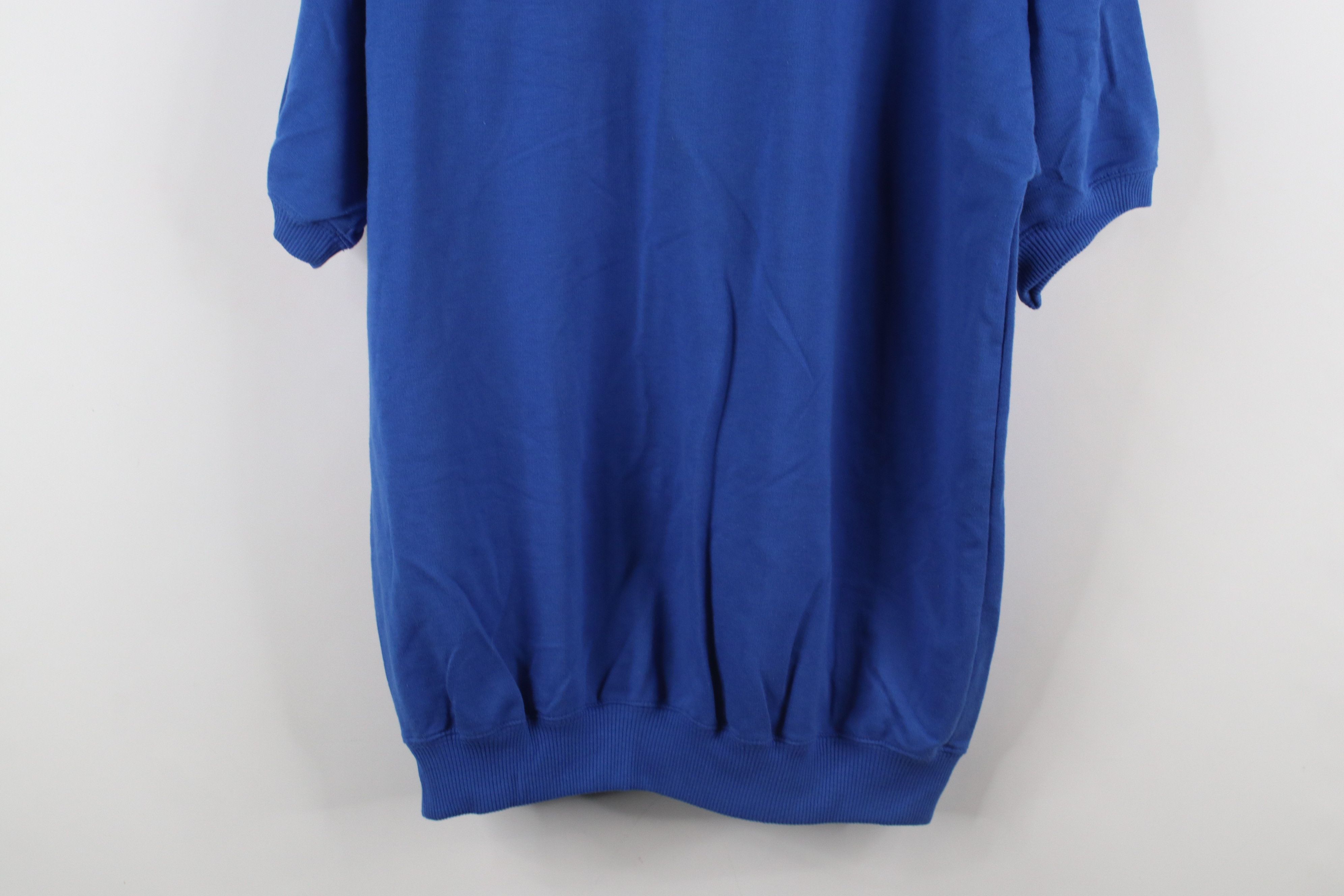 Vintage Vintage 90s Streetwear Short Sleeve Pullover Polo Shirt Blue Size US L / EU 52-54 / 3 - 12 Thumbnail