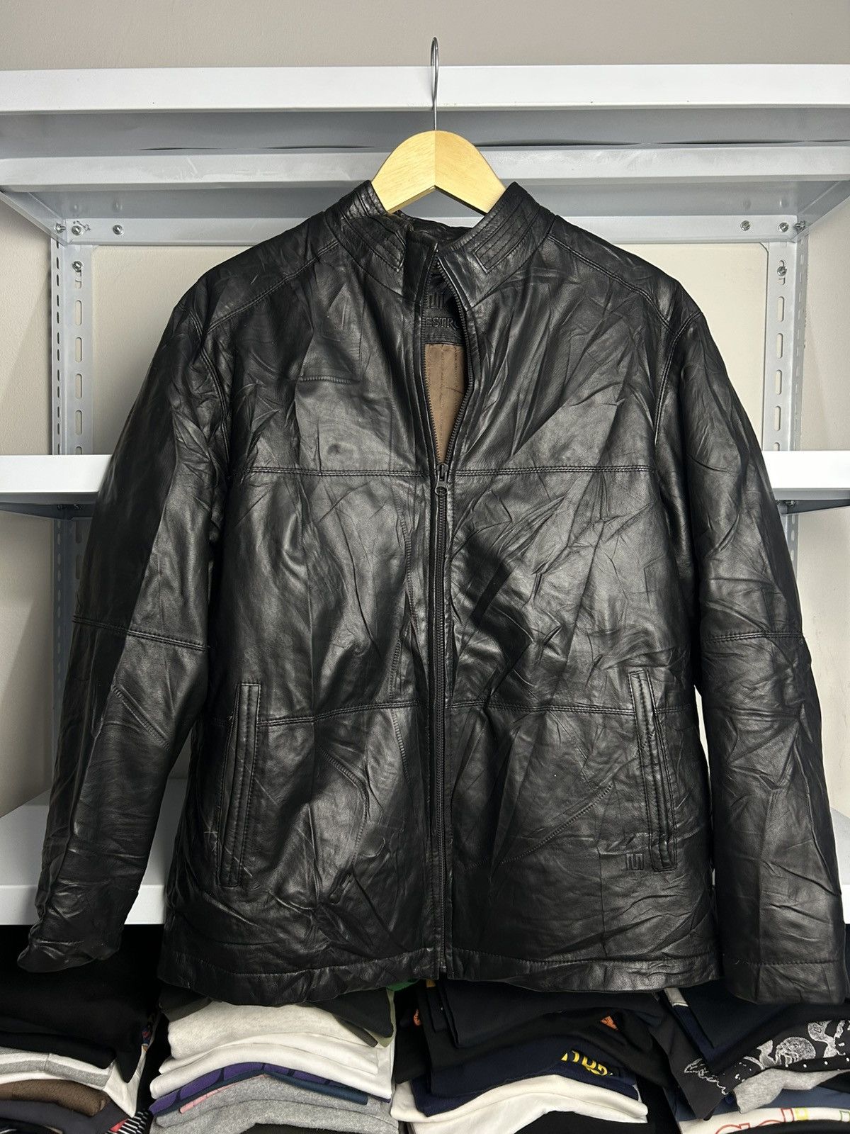 Japanese Brand VINTAGE 2005 MAESTRO LATHER JACKET Size US L / EU 52-54 / 3 - 1 Thumbnail