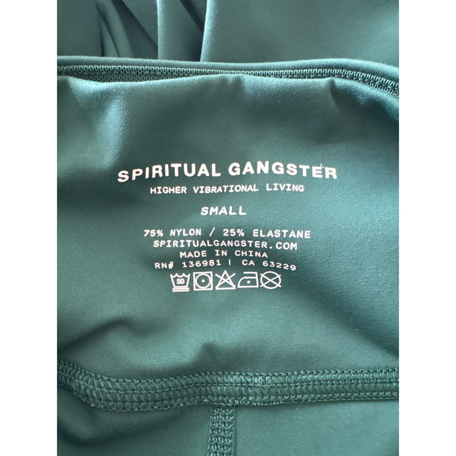 Spiritual Gangster Spiritual Gangster Marley 7/8 Legging Retro Green Small Size 26" / US 2 / IT 38 - 8 Thumbnail