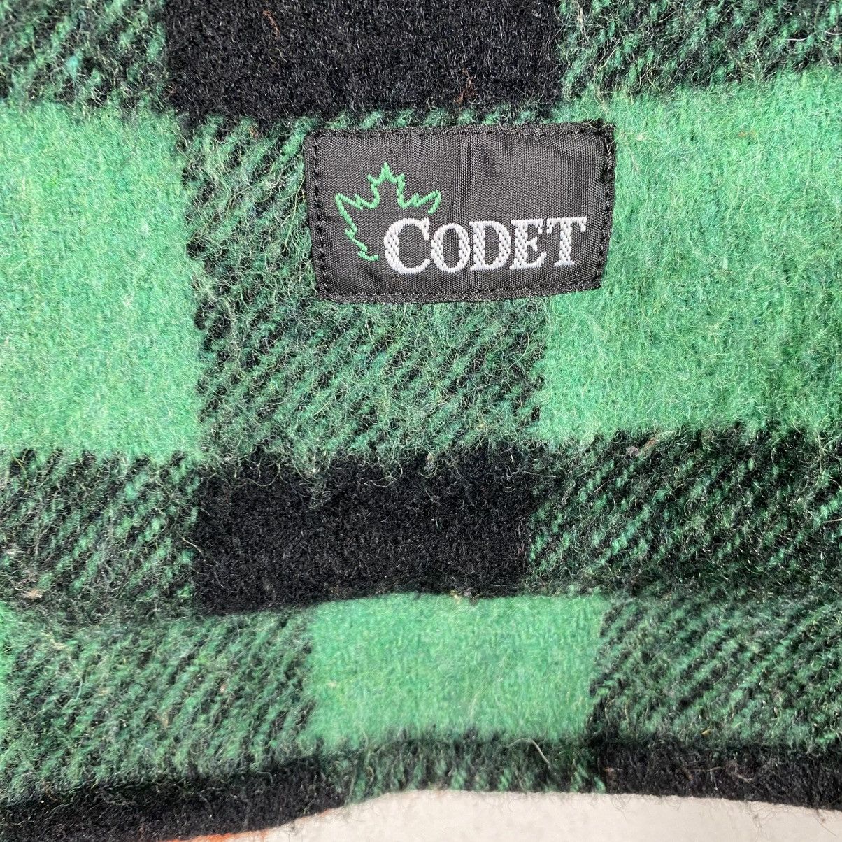 Japanese Brand Vintage 90s Codet Plaid Reversible Wool Button Jacket Size US M / EU 48-50 / 2 - 9 Thumbnail