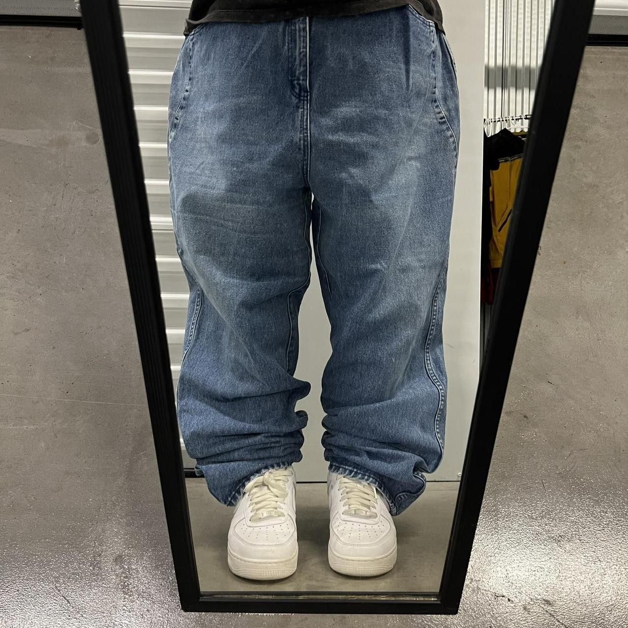 Coca Cola × Vintage Vintage Y2K Baggy Rare Coca Cola Medium wash Denim Jeans! Size US 38 / EU 54 - 1 Thumbnail
