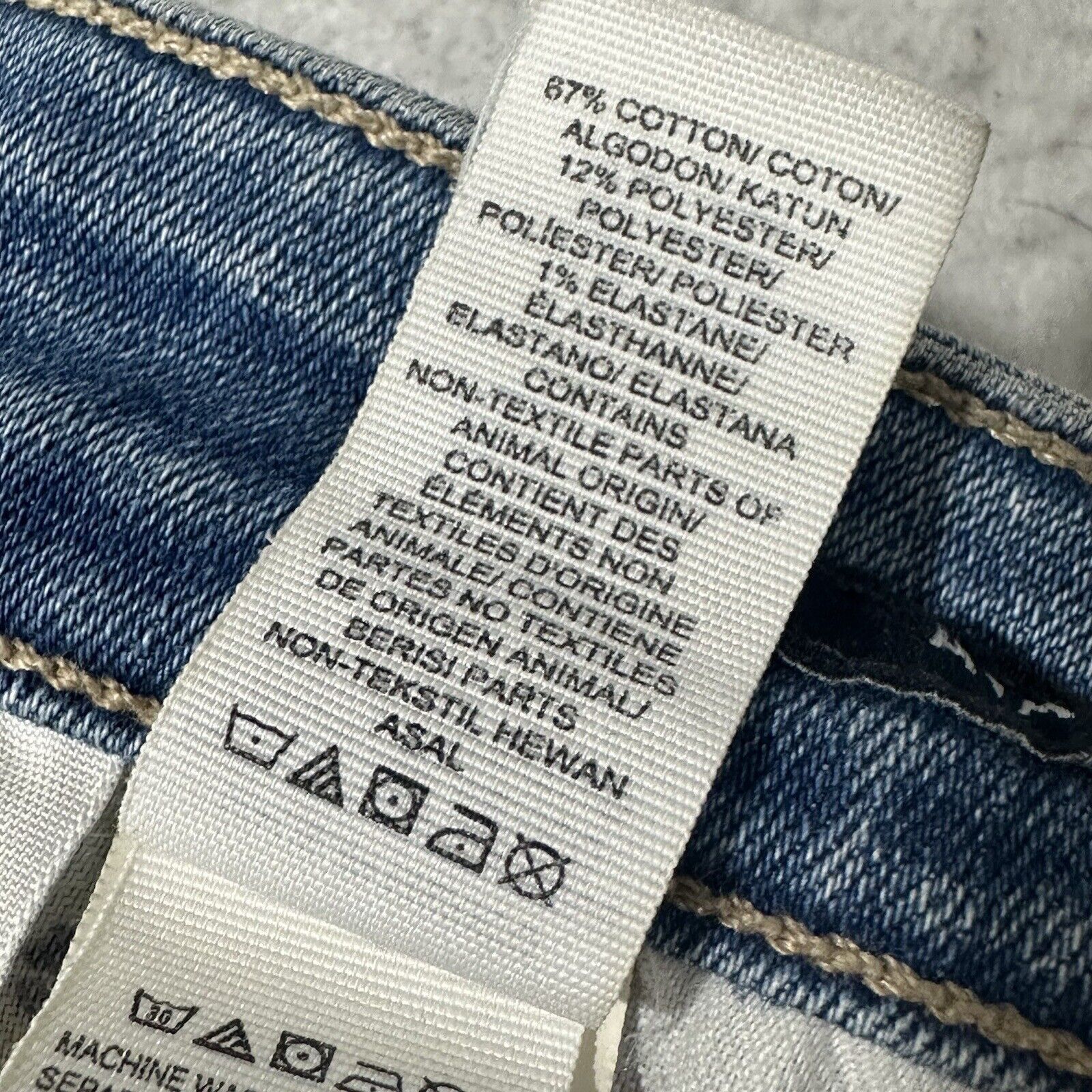 Lucky Brand Lucky Brand 6 / 28 Skinny Mid Rise Blue Stretch Jeans 30x29 Size 28" / US 6 / IT 42 - 15 Thumbnail