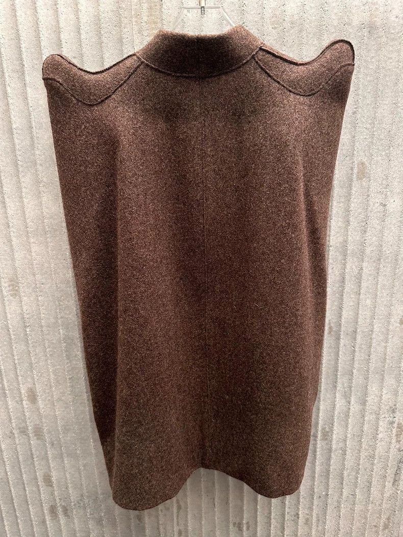 Rick Owens Rick Owens Giaca cloak fabric high shoulder jacket coat sha Size US L / EU 52-54 / 3 - 3 Thumbnail