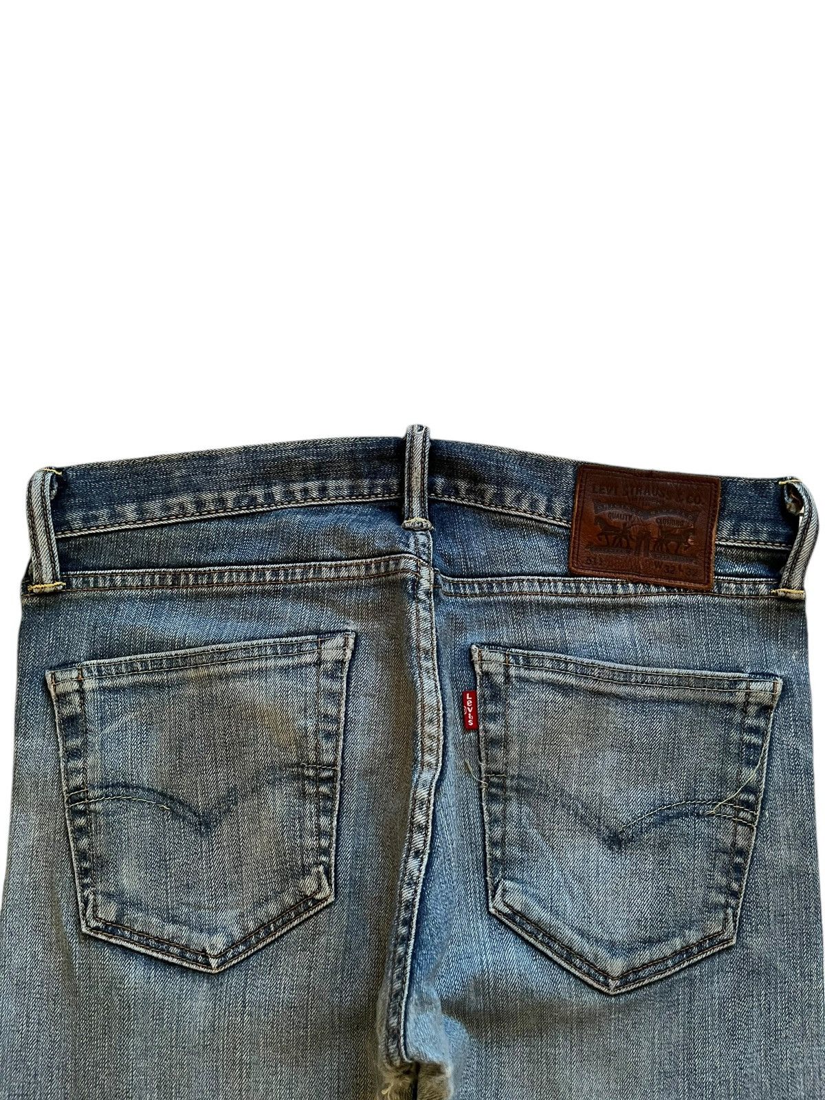 Levi's Vintage Levis 511 Faded Wash Selvedge Jeans Size US 33 - 9 Thumbnail