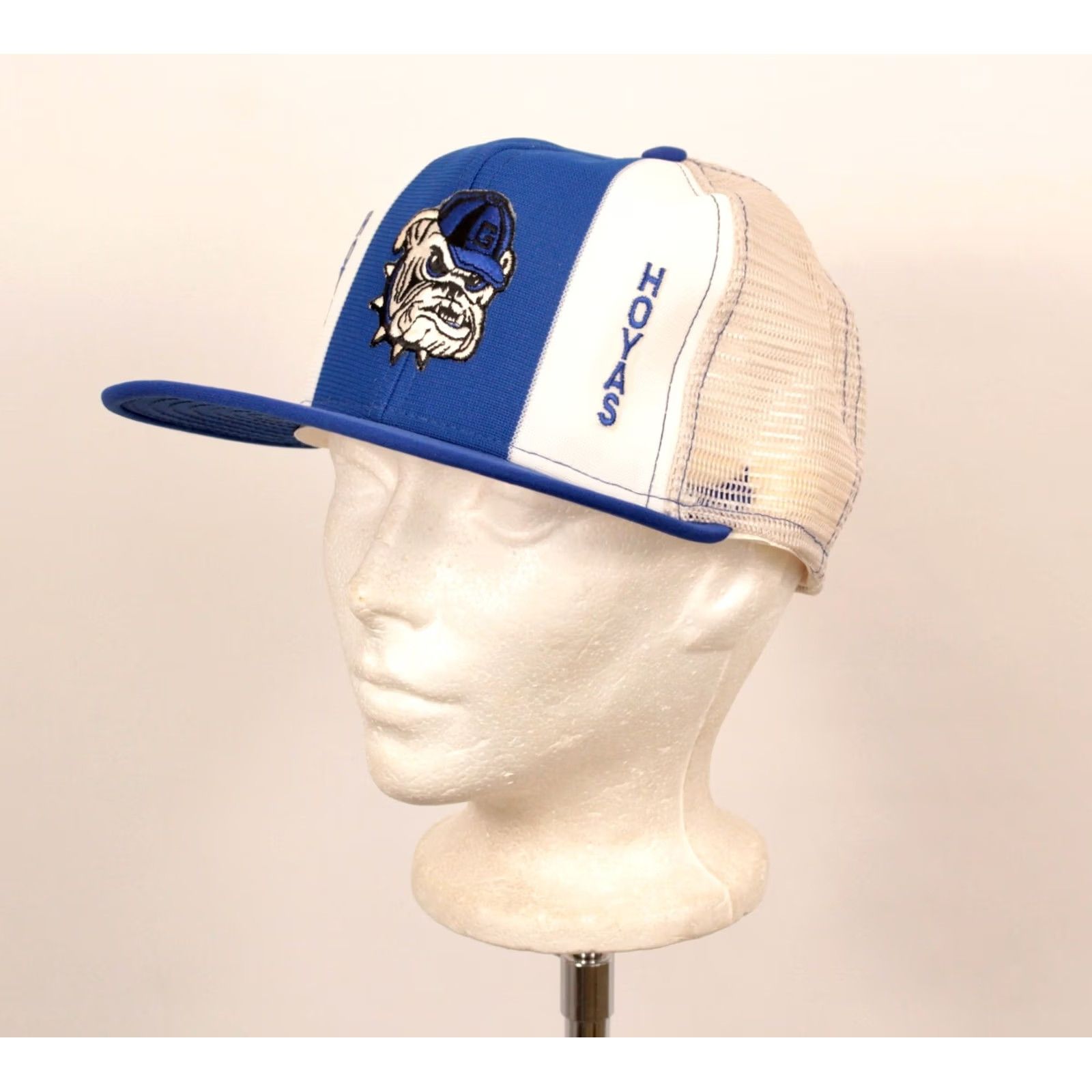 Vintage VINTAGE AJD Georgetown Hoyas Cap Hat Blue Snapback Adjustable L 80s 90s Size ONE SIZE - 2 Thumbnail